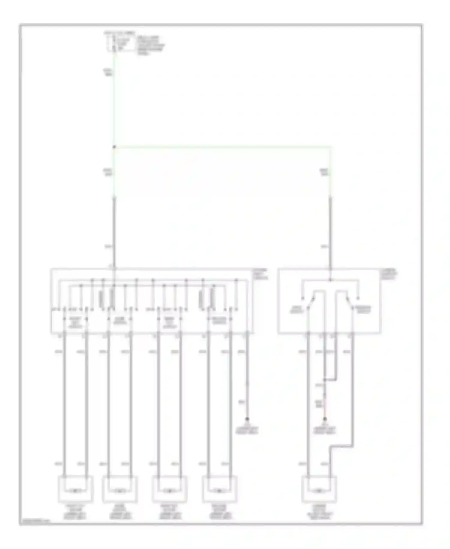 RX-8 Mazda I (2003-2008): Power seat circuit