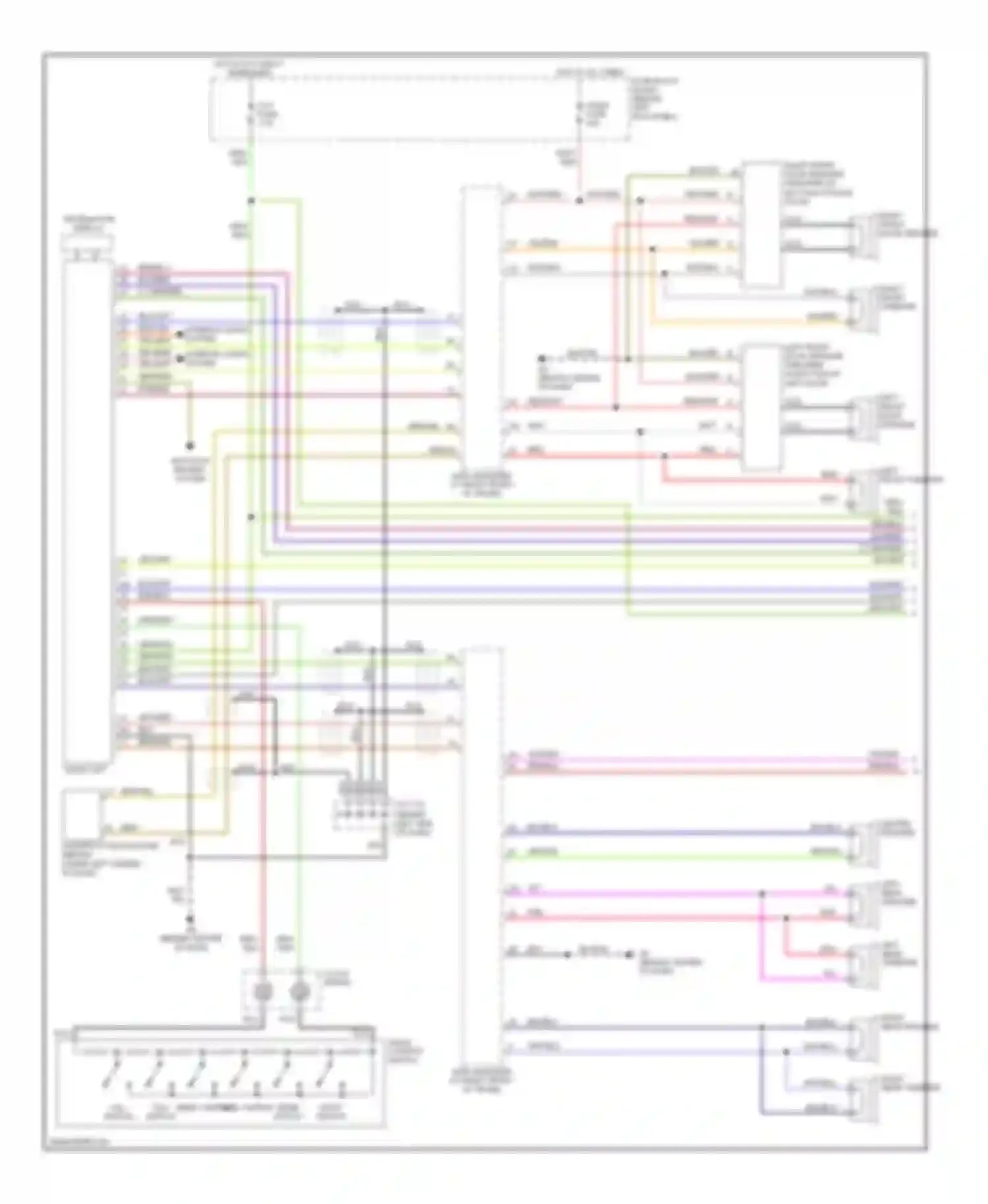 RX-8 Mazda I (2003-2008): Radio circuit, with bose with navigation (1 of 2)