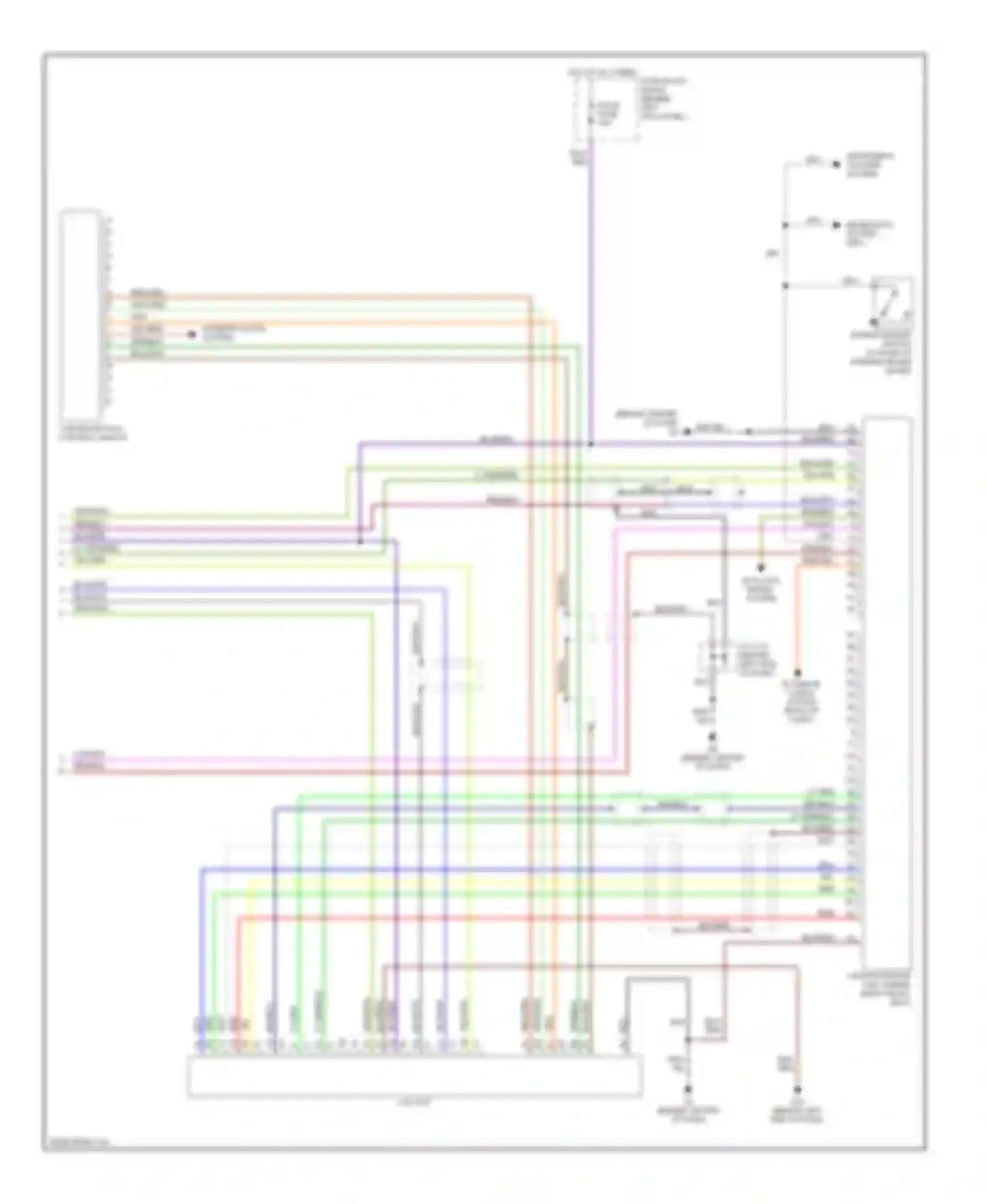 RX-8 Mazda I (2003-2008): Radio circuit, with bose with navigation (2 of 2)