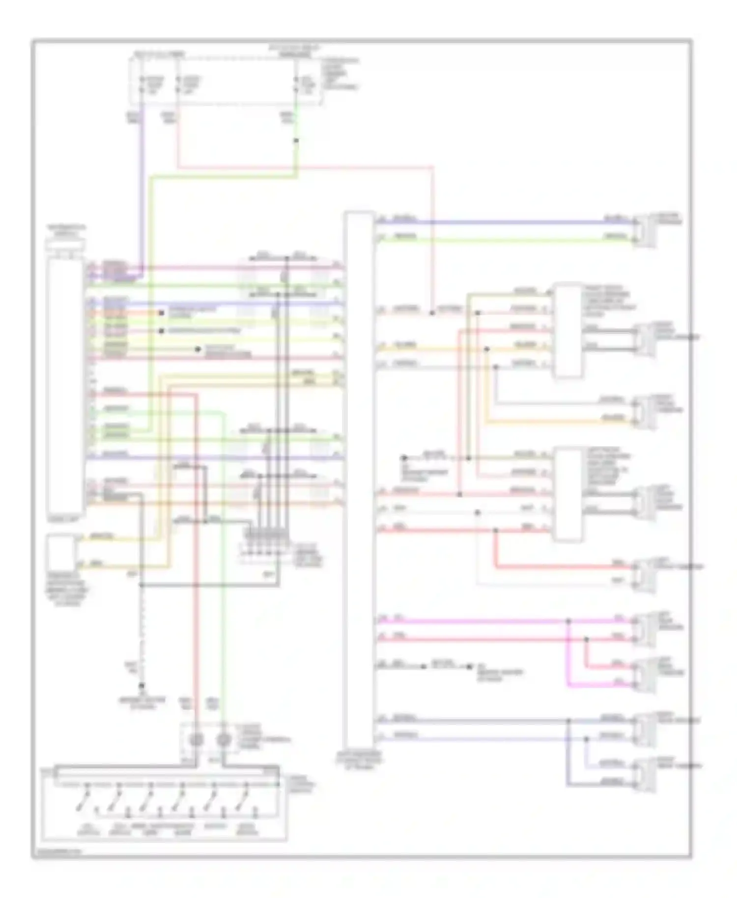 RX-8 Mazda I (2003-2008): Radio circuit, with bose