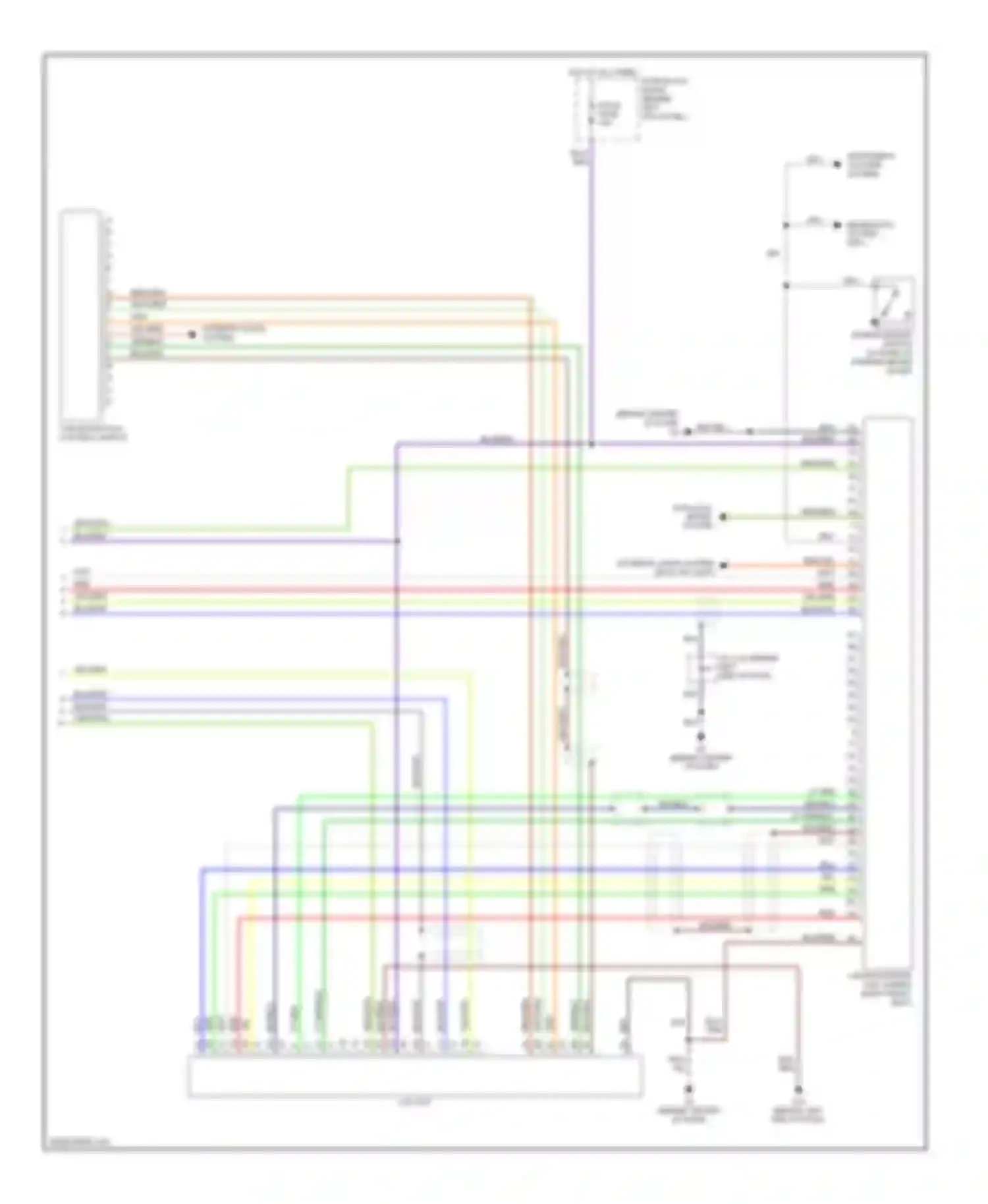 RX-8 Mazda I (2003-2008): Radio circuit, without bose with navigation (2 of 2)