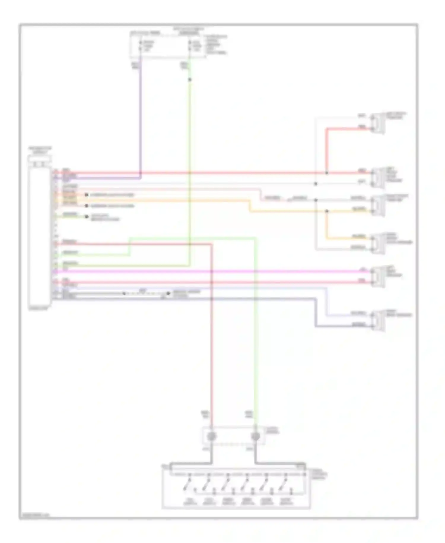 RX-8 Mazda I (2003-2008): Radio circuit, without bose