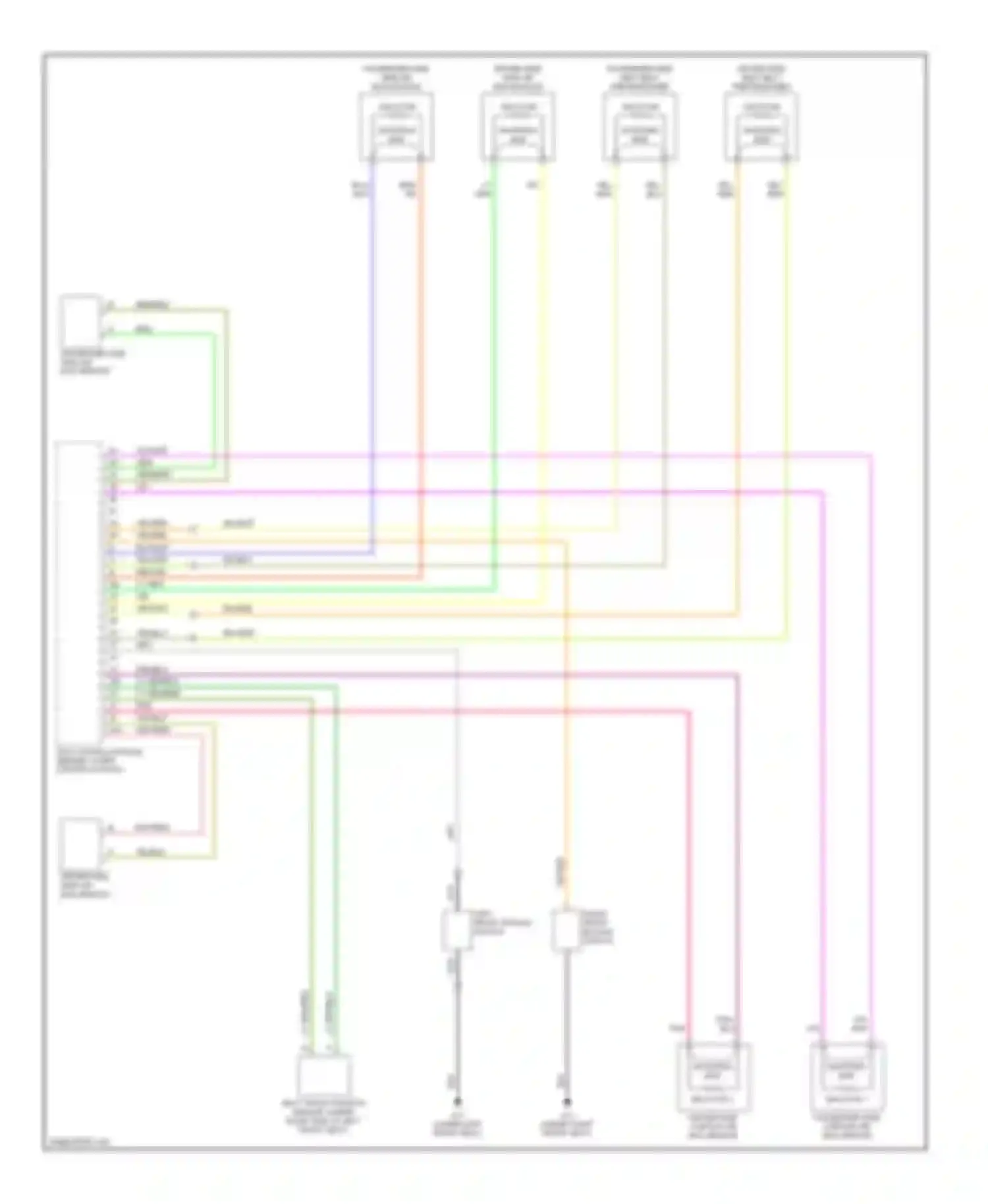 RX-8 Mazda I (2003-2008): Supplemental restraints circuit (1 of 2)