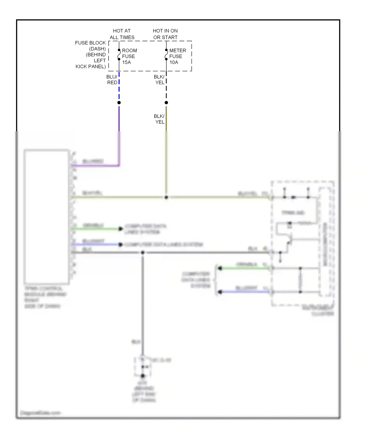 Mazda RX-8 I (2003-2008) computer computer data lines system wiring diagram  (1 of 1)