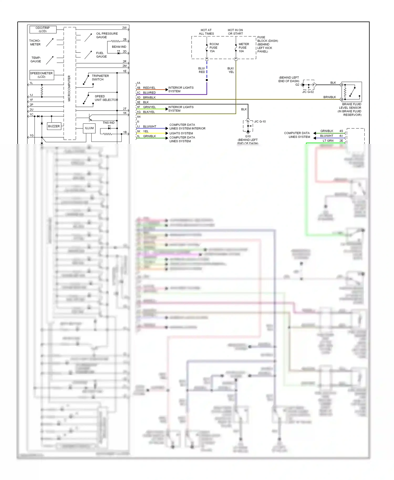Mazda RX-8 I (2003-2008) computer data lines system wiring diagram  (8 of 18)
