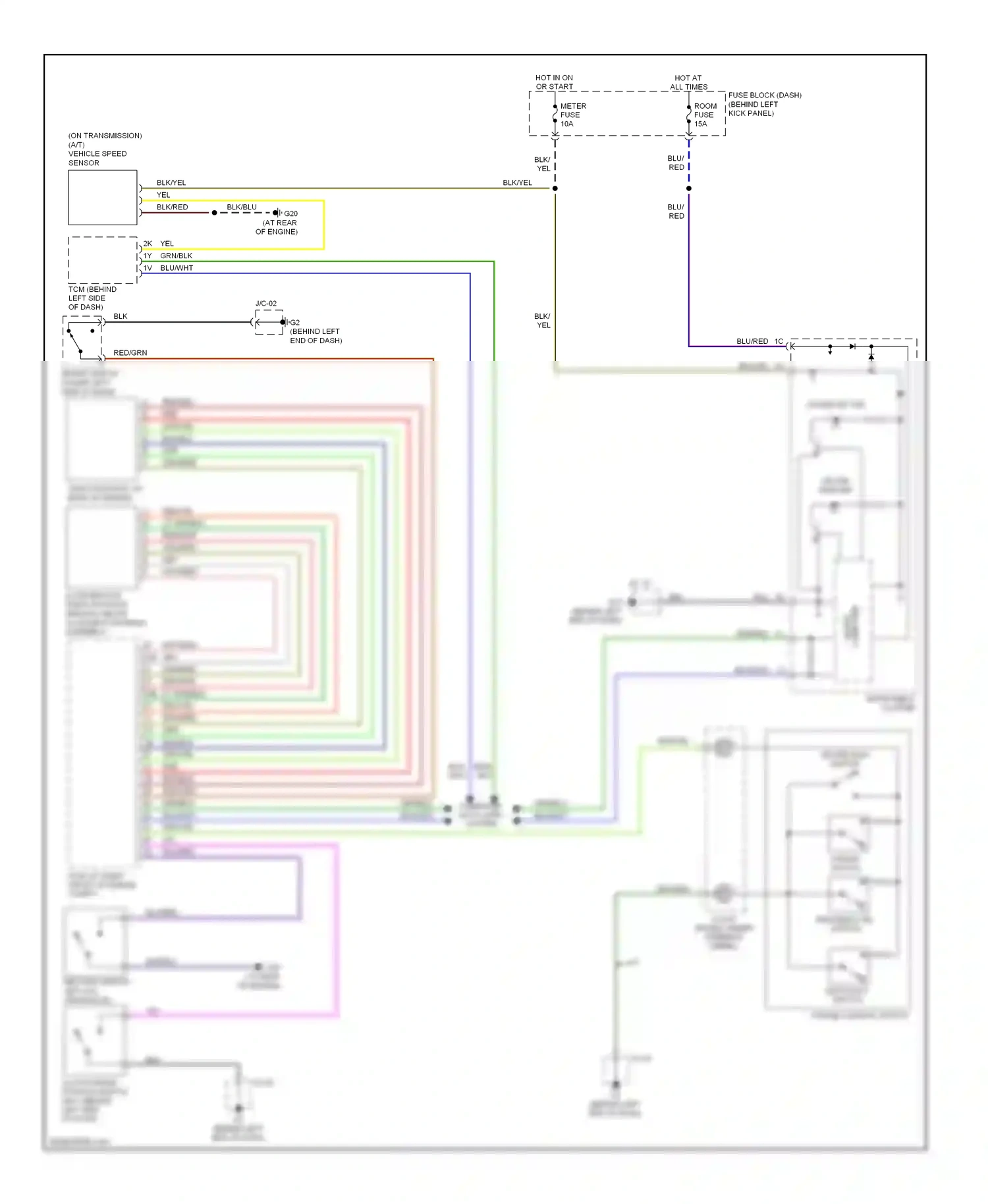 Mazda RX-8 I (2003-2008) computer wiring diagram  (3 of 3)