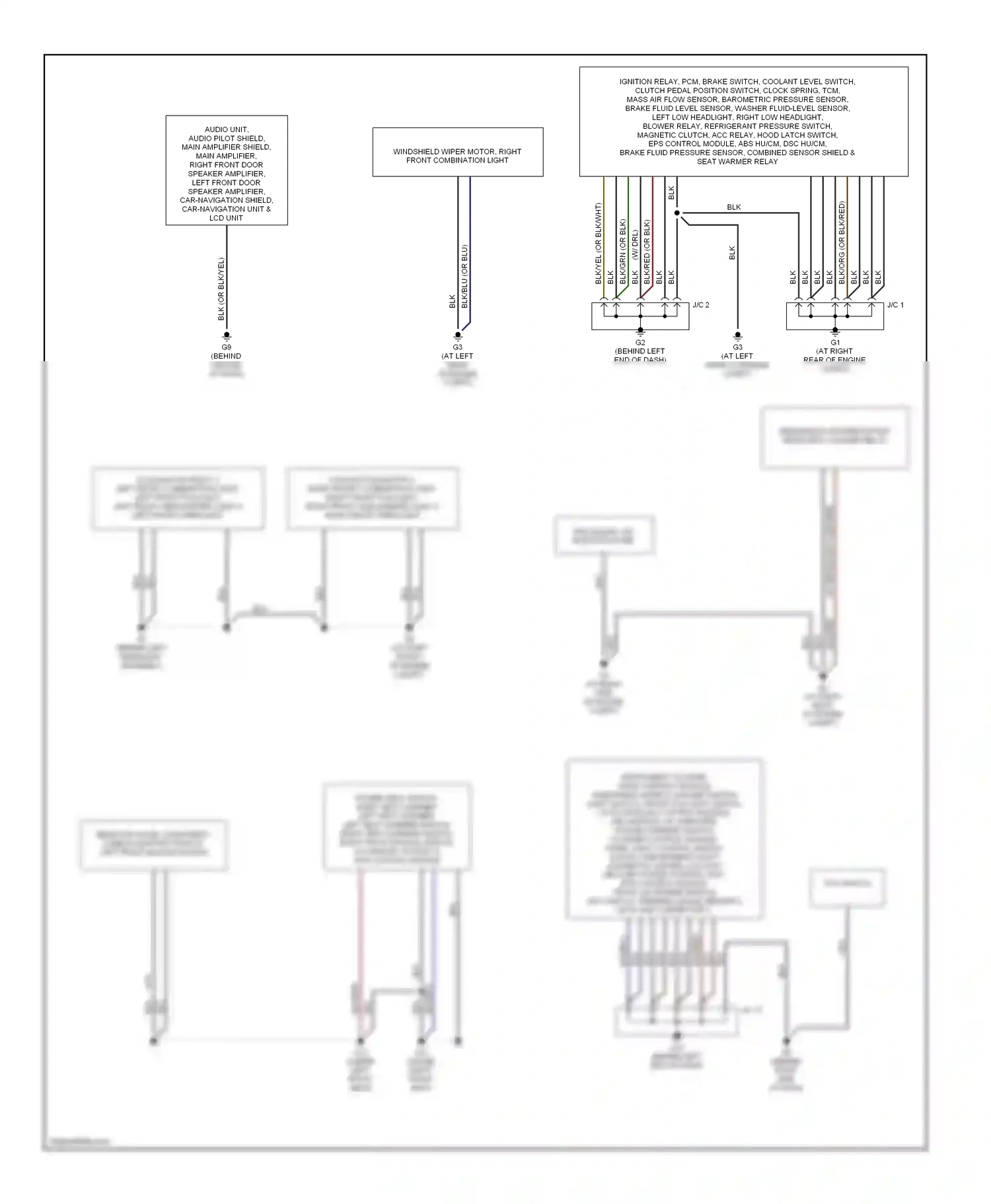 Mazda RX-8 I (2003-2008) data link connector 2 wiring diagram  (1 of 1)