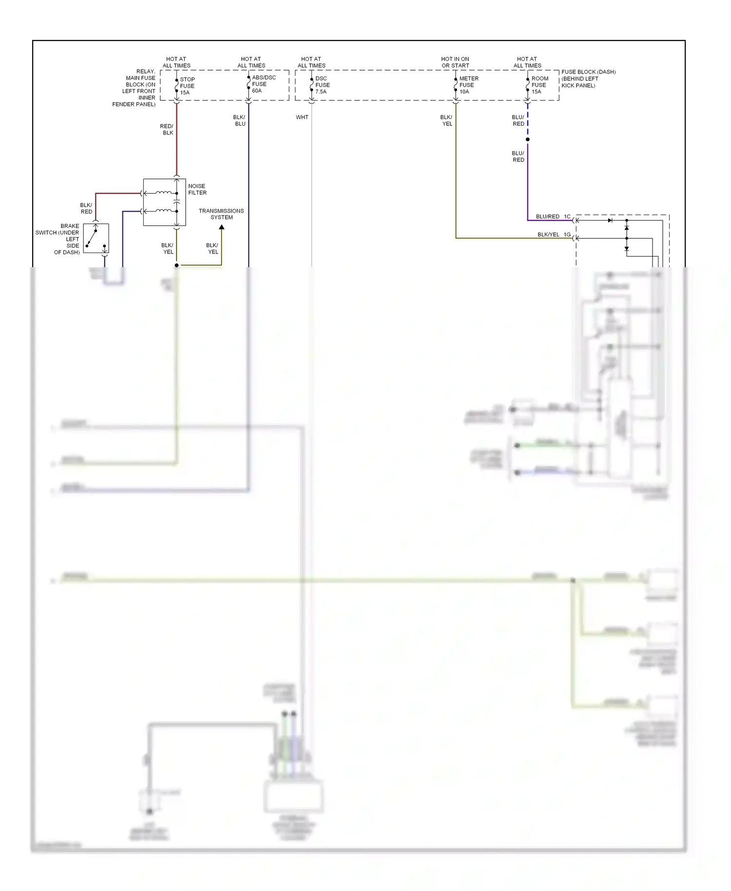 Mazda RX-8 I (2003-2008) micro - wiring diagram  (1 of 3)