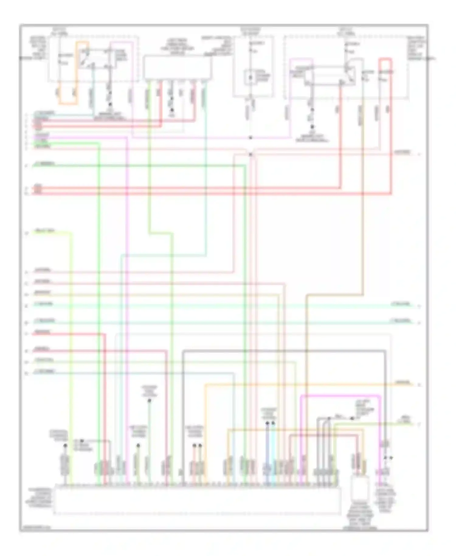 Tribute Mazda I facelift (2004-2007): Wiring diagram engine performance 2.3l (3 of 4)