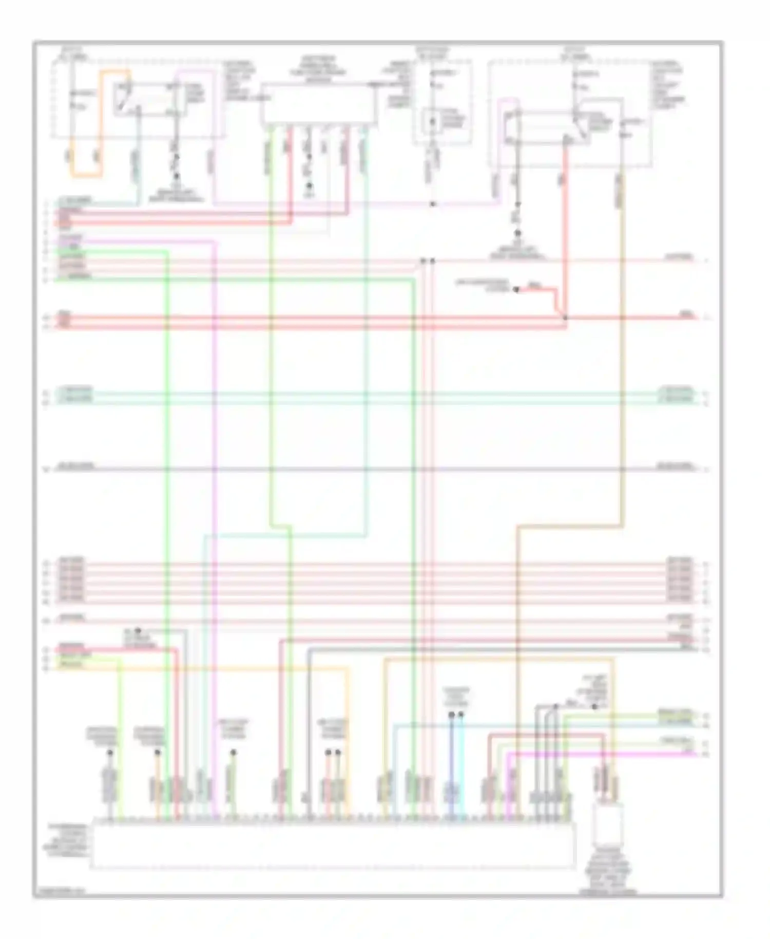 Tribute Mazda I facelift (2004-2007): Wiring diagram engine performance 3.0l (3 of 4)