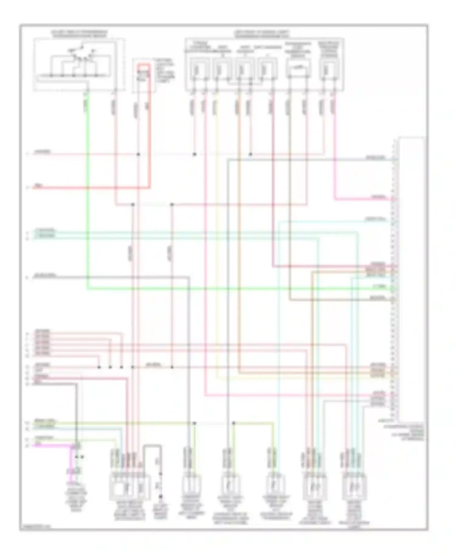Tribute Mazda I facelift (2004-2007): Wiring diagram engine performance 3.0l (4 of 4)