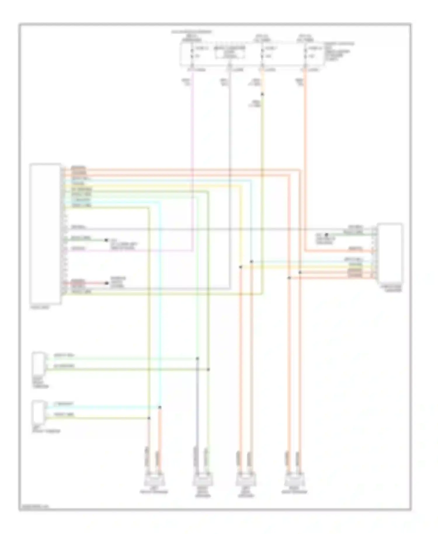 Tribute Mazda I facelift (2004-2007): Radio circuit