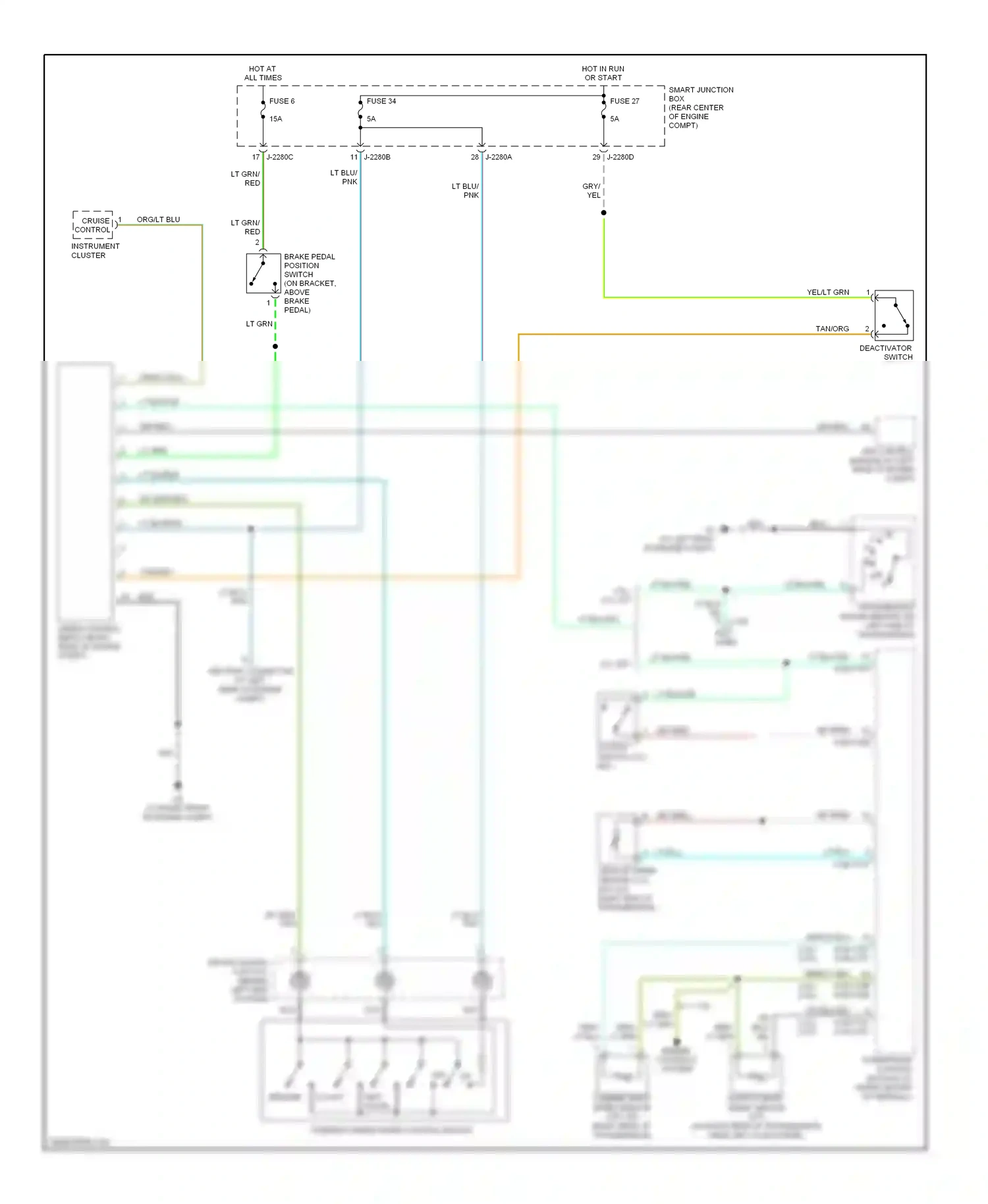 Mazda Tribute I facelift (2004-2007) blu wiring diagram  (2 of 5)