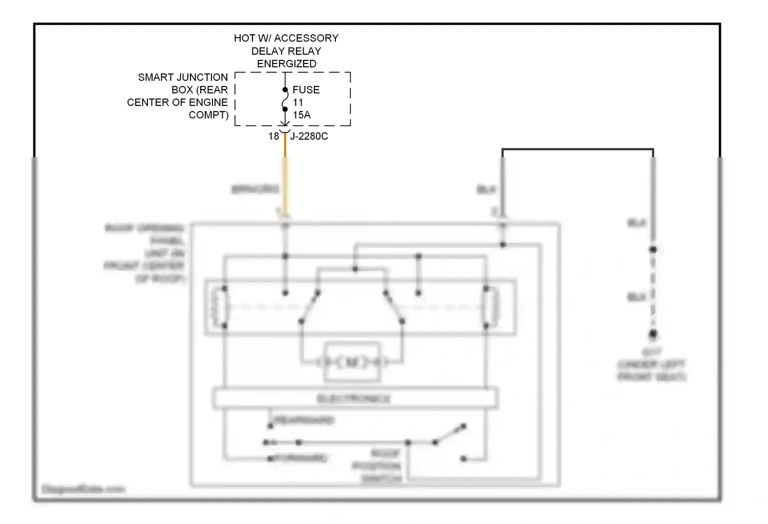 Mazda Tribute I facelift (2004-2007) electronics wiring diagram  (1 of 1)