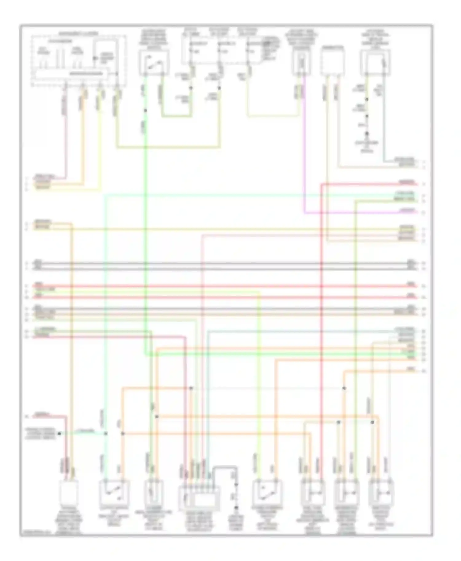 Tribute Mazda I (2000-2004): Wiring diagram engine performance 2.0ls (2 of 3)