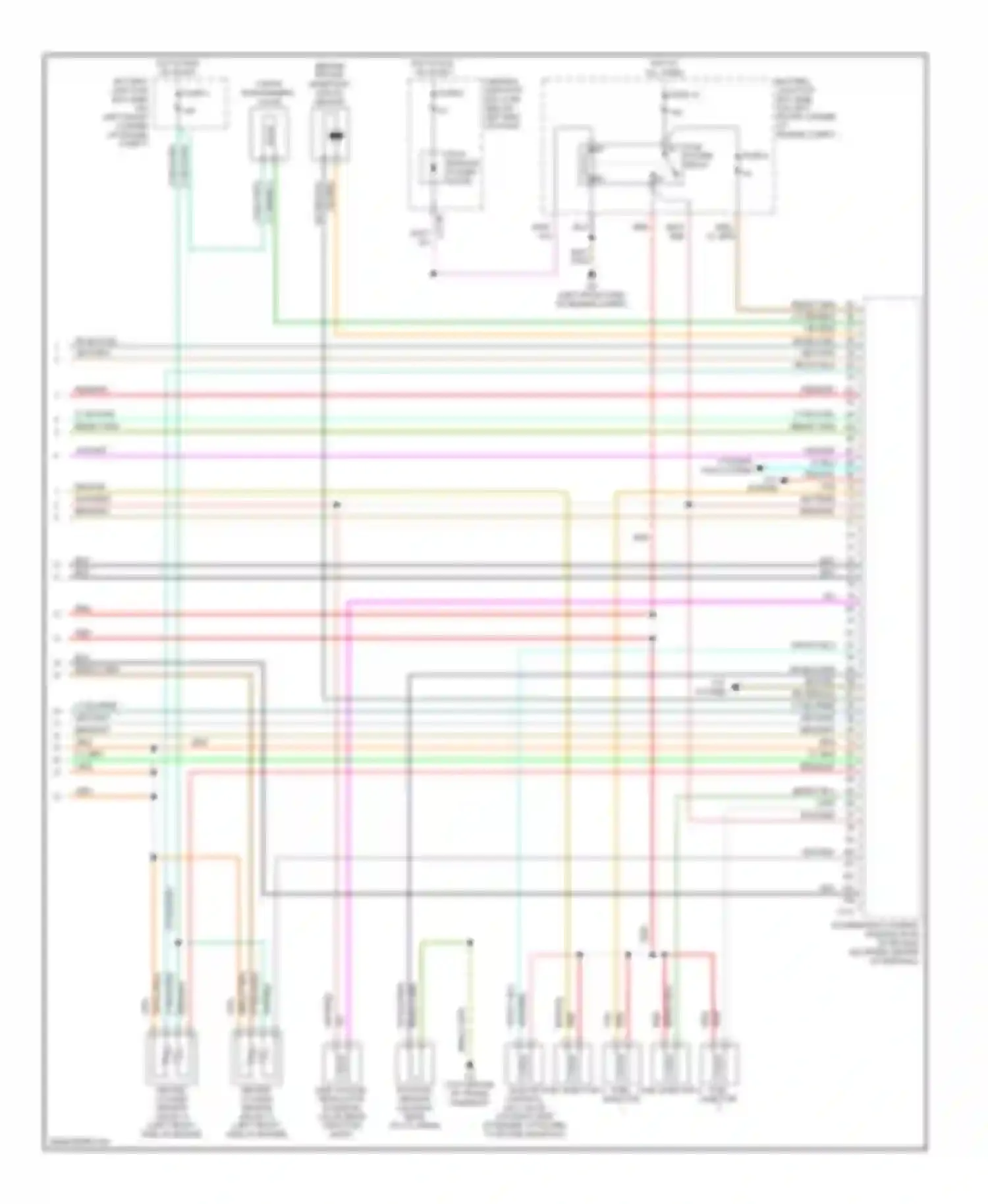 Tribute Mazda I (2000-2004): Wiring diagram engine performance 2.0ls (3 of 3)