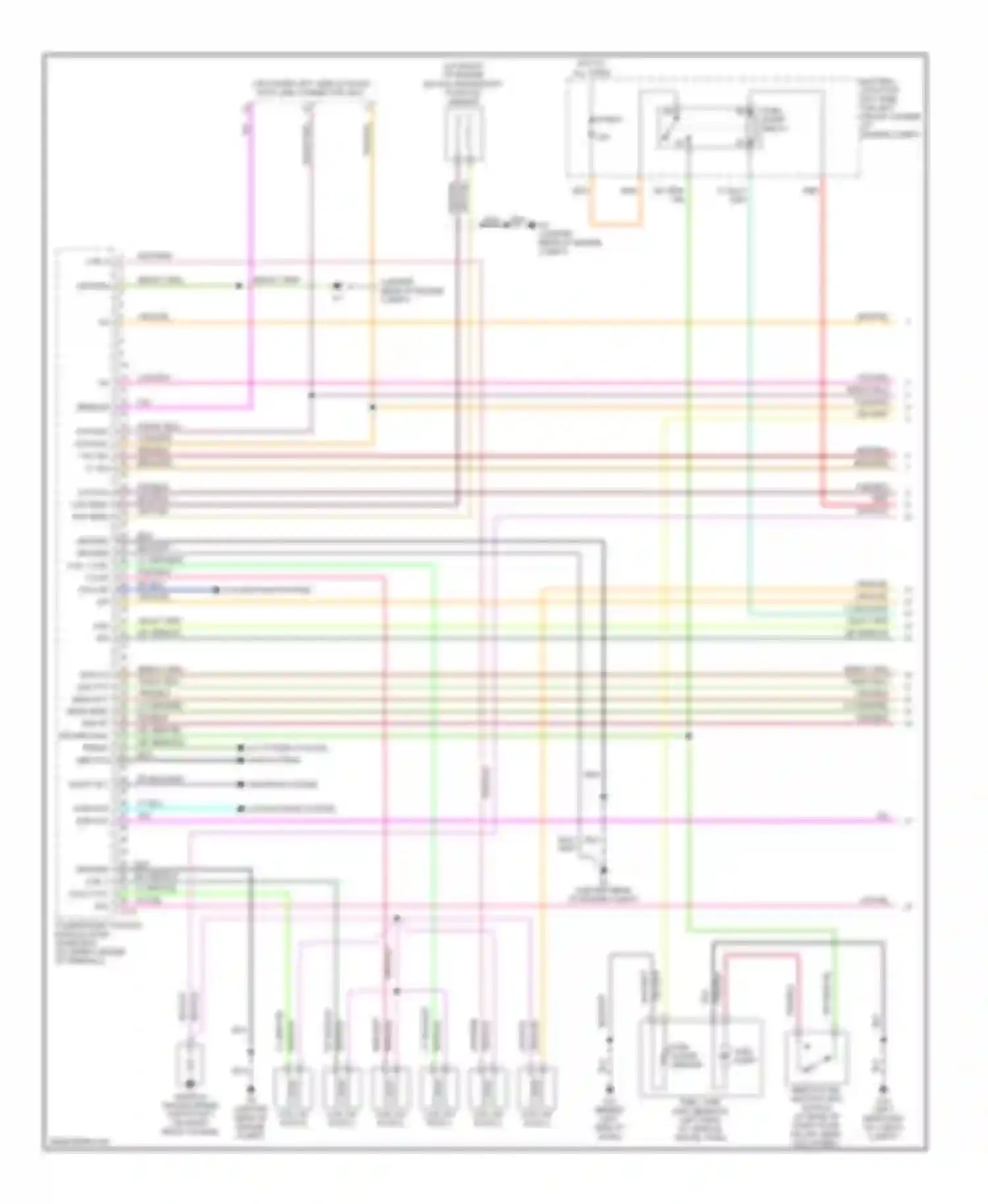 Tribute Mazda I (2000-2004): Wiring diagram engine performance 3.0ls (1 of 4)