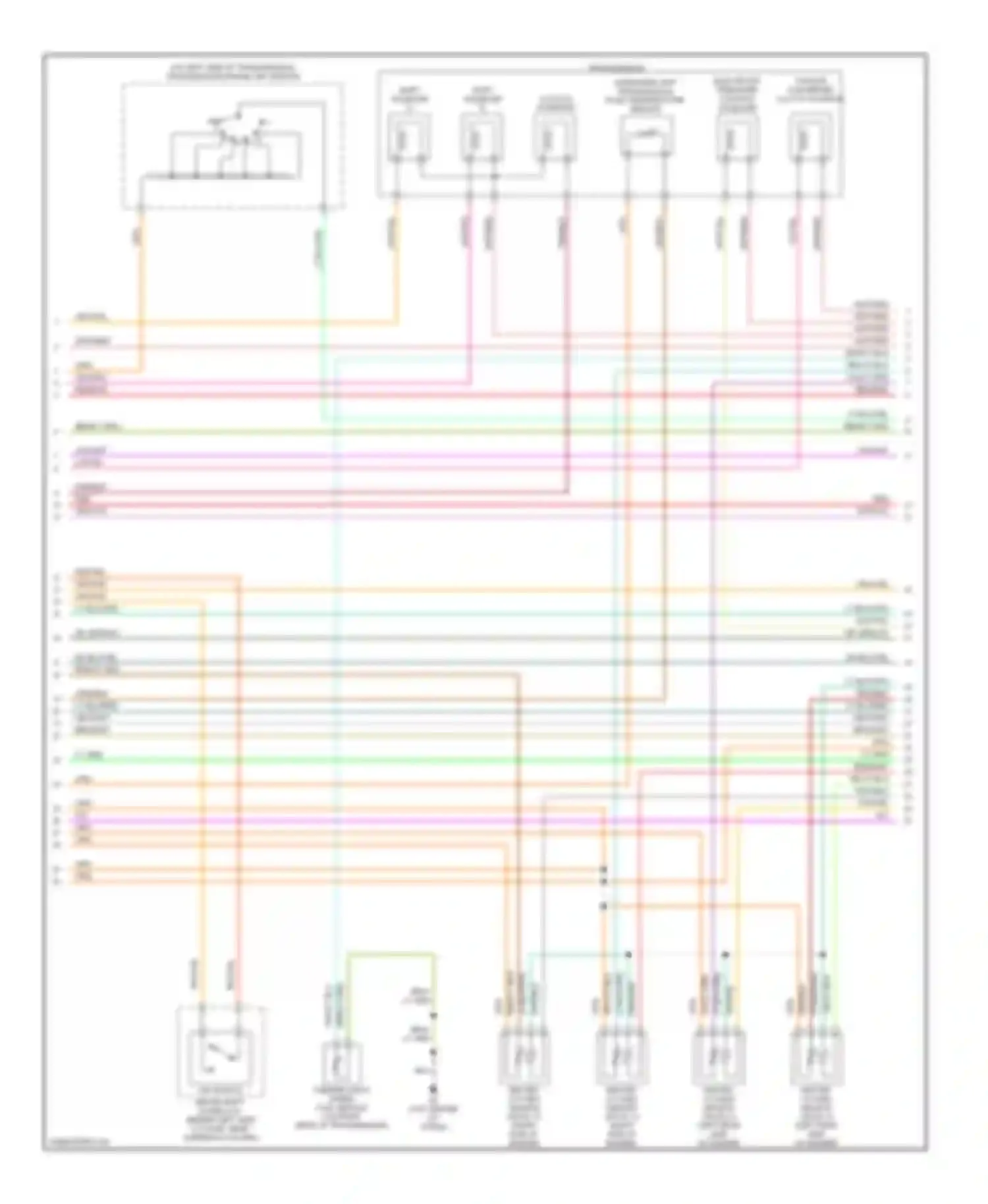 Tribute Mazda I (2000-2004): Wiring diagram engine performance 3.0ls (3 of 4)