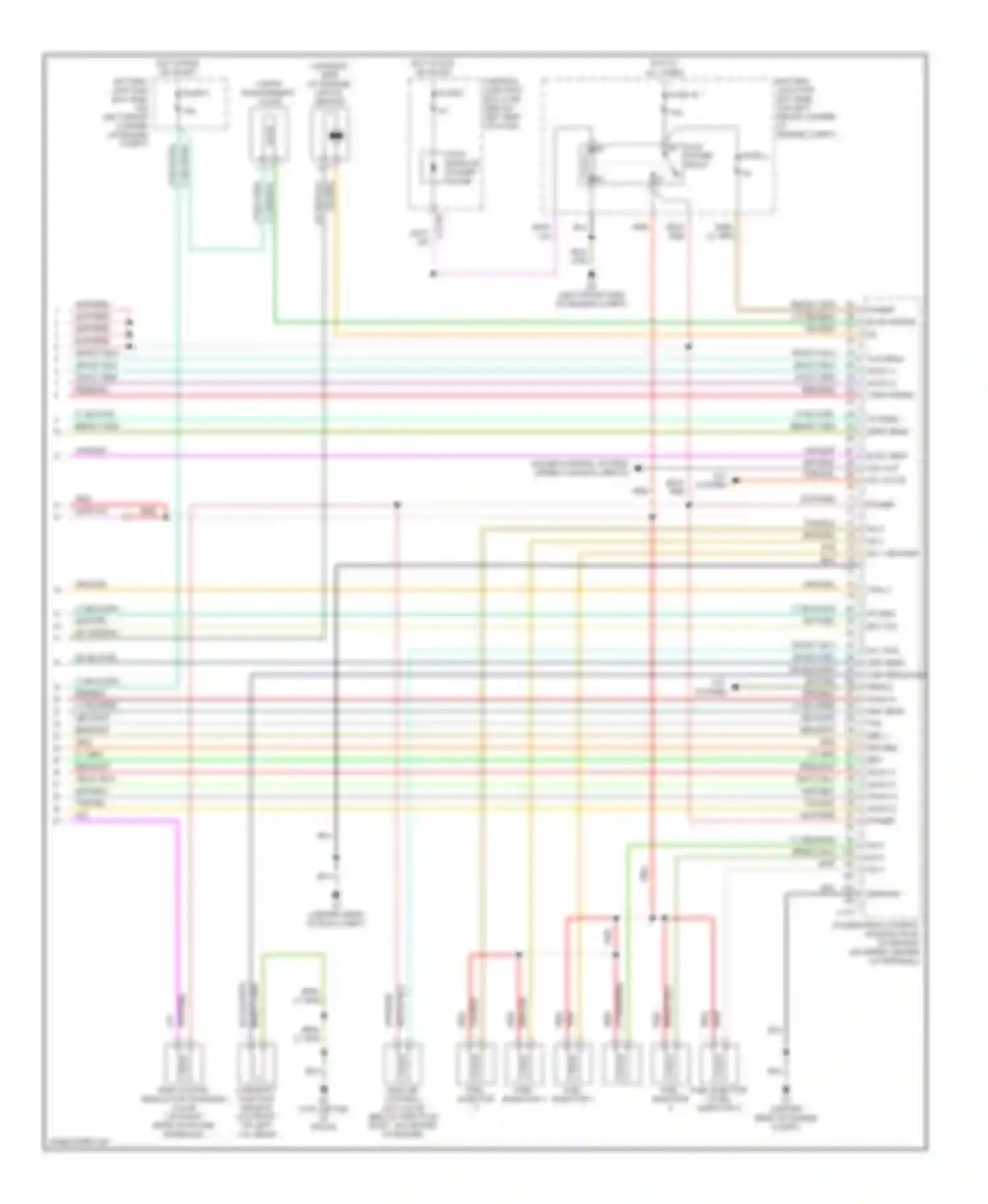Tribute Mazda I (2000-2004): Wiring diagram engine performance 3.0ls (4 of 4)