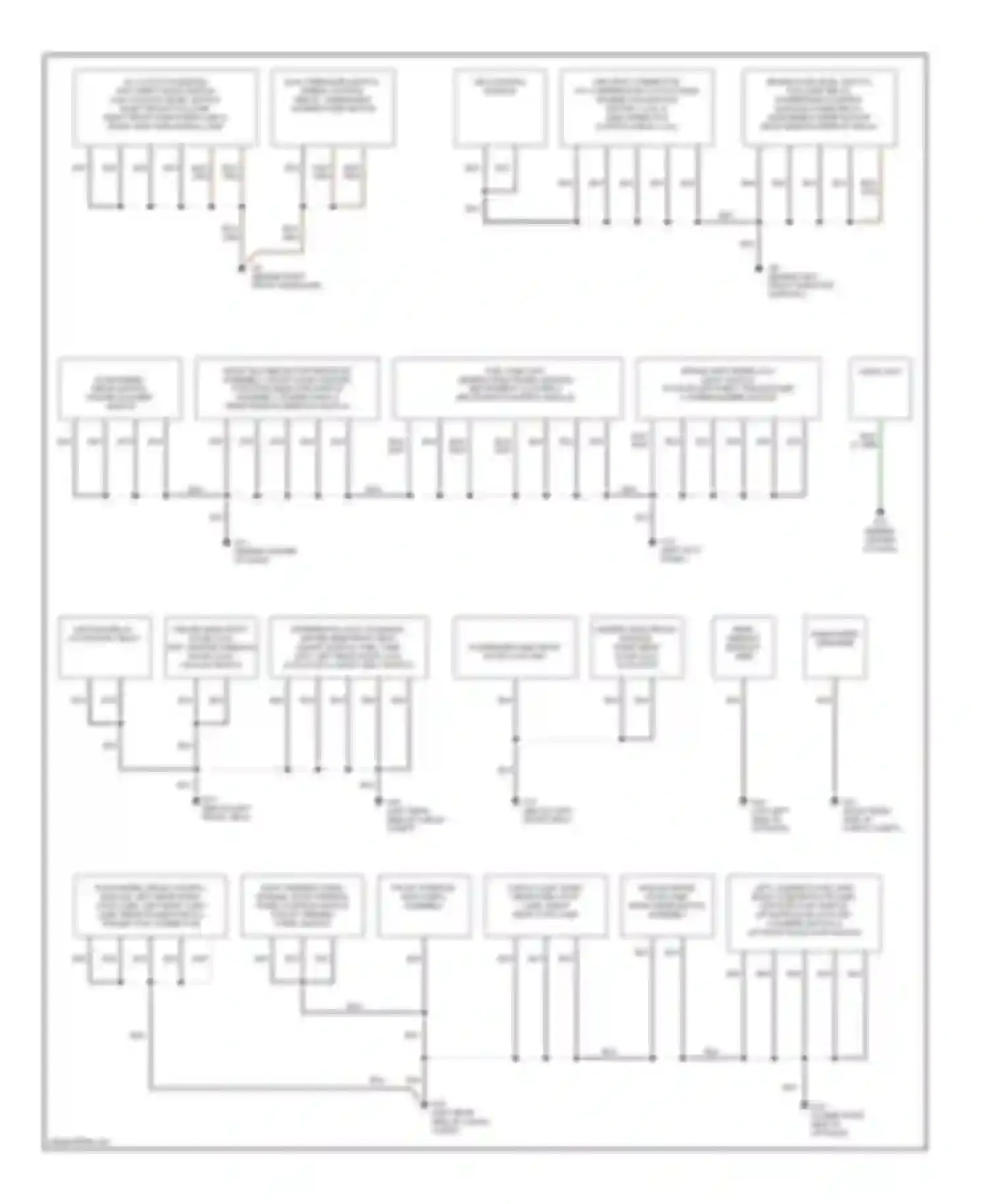 Tribute Mazda I (2000-2004): Ground distribution circuit (2 of 2)