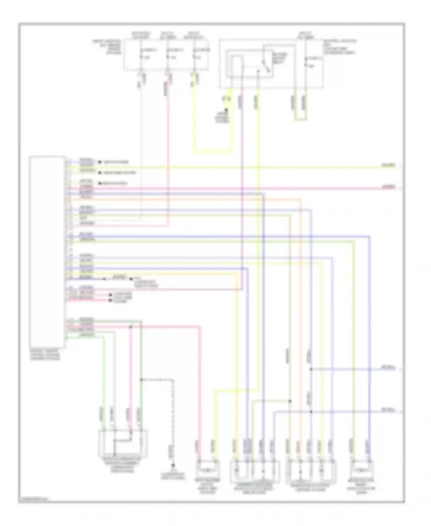 Tribute Mazda II (2007-2011): Air conditioning circuit, except hybrid (1 of 2)