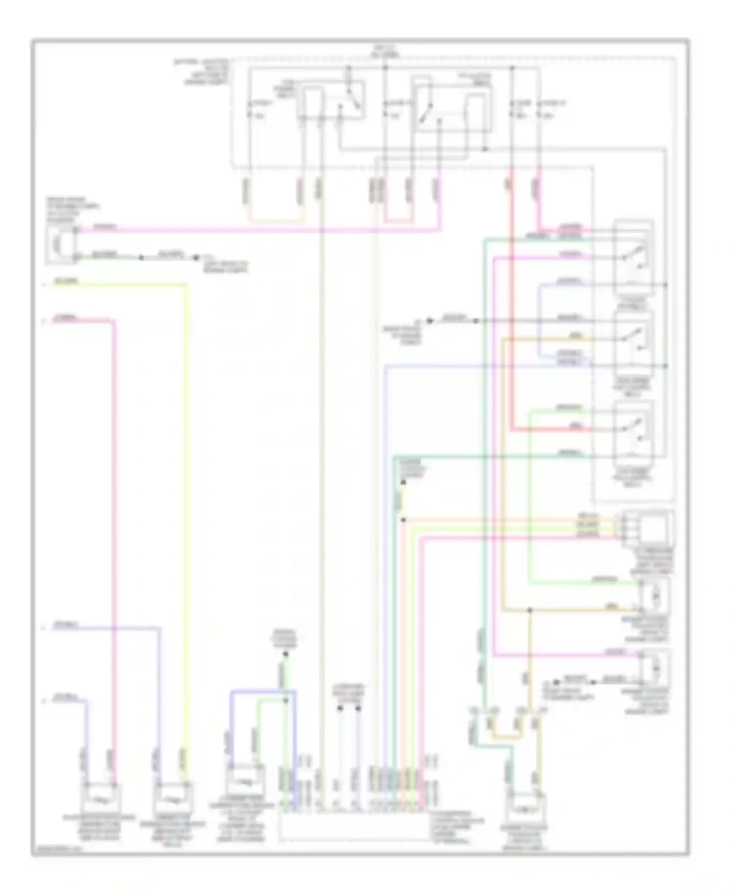 Tribute Mazda II (2007-2011): Air conditioning circuit, except hybrid (2 of 2)