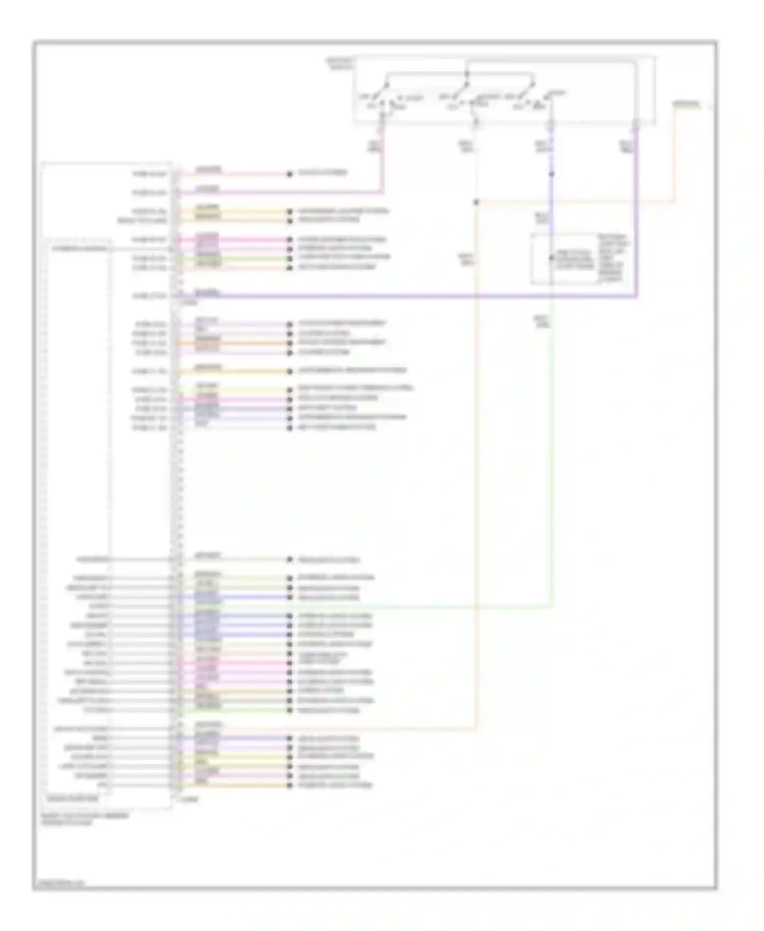 Tribute Mazda II (2007-2011): Body control modules circuit (1 of 3)