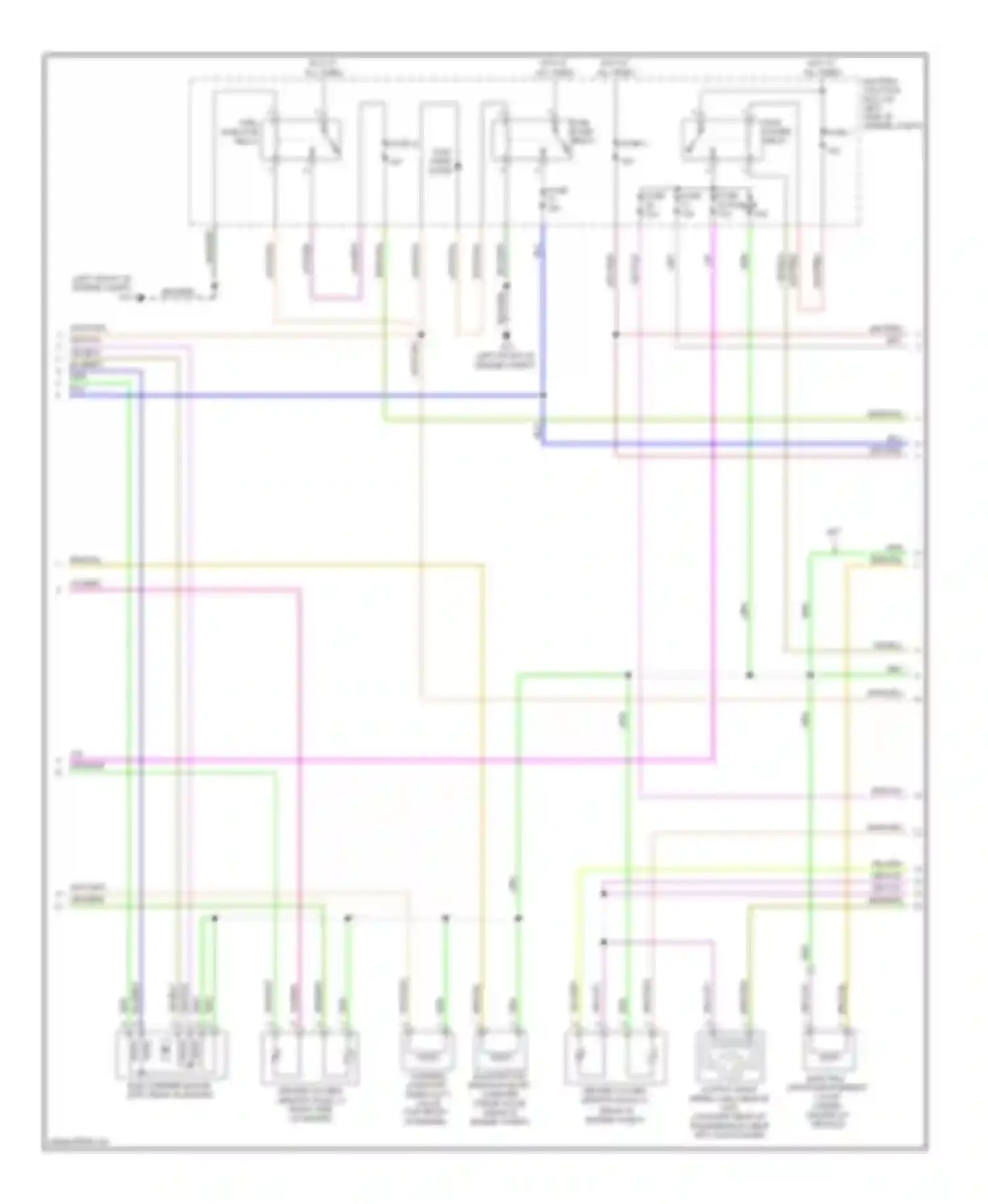 Tribute Mazda II (2007-2011): Wiring diagram engine performance 2.5l, except hybrid (2 of 4)