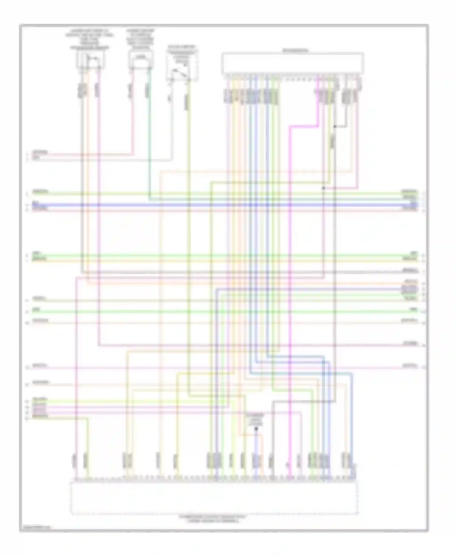 Tribute Mazda II (2007-2011): Wiring diagram engine performance 2.5l, except hybrid (3 of 4)