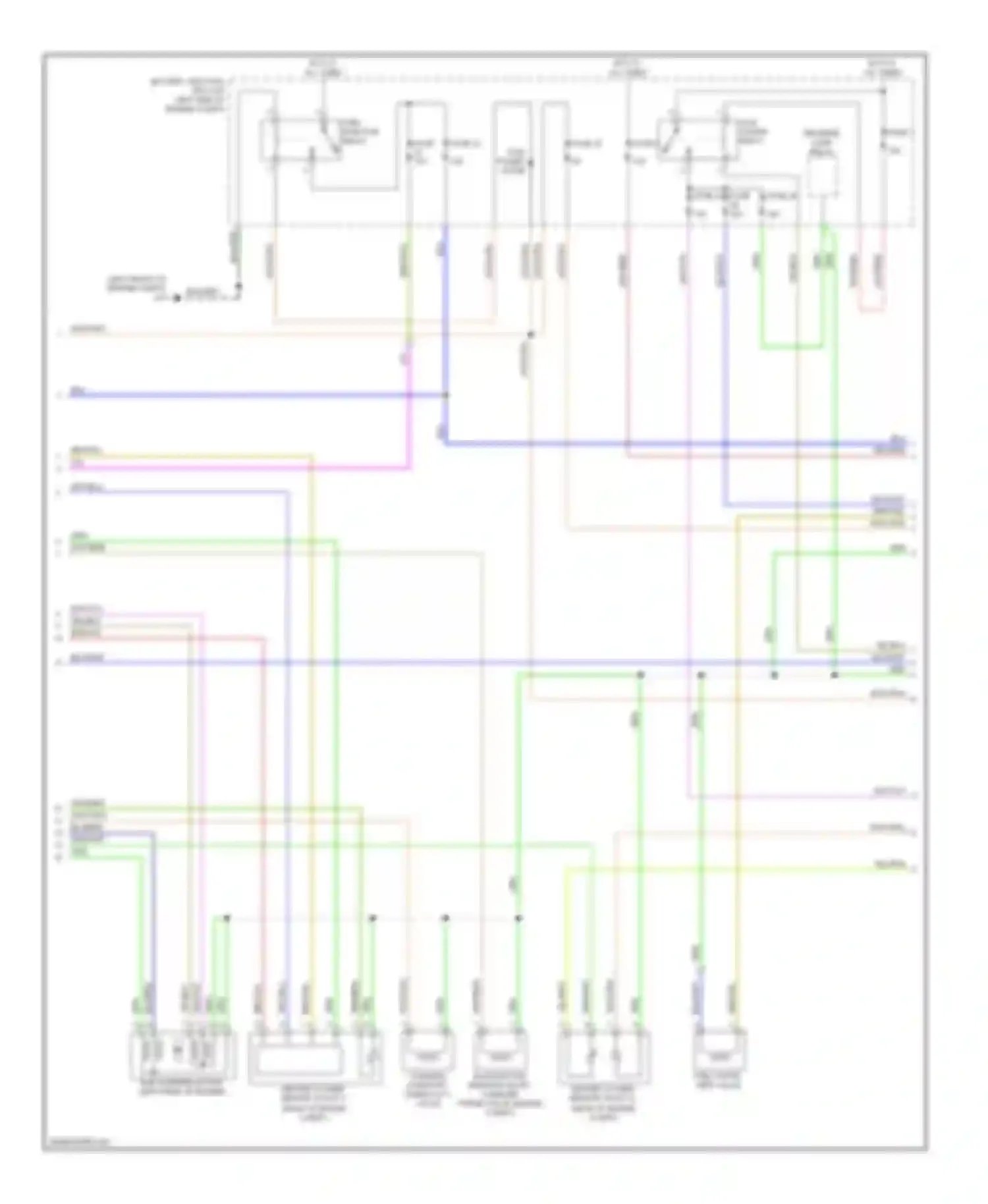 Tribute Mazda II (2007-2011): Wiring diagram engine performance 2.5l, hybrid (2 of 5)
