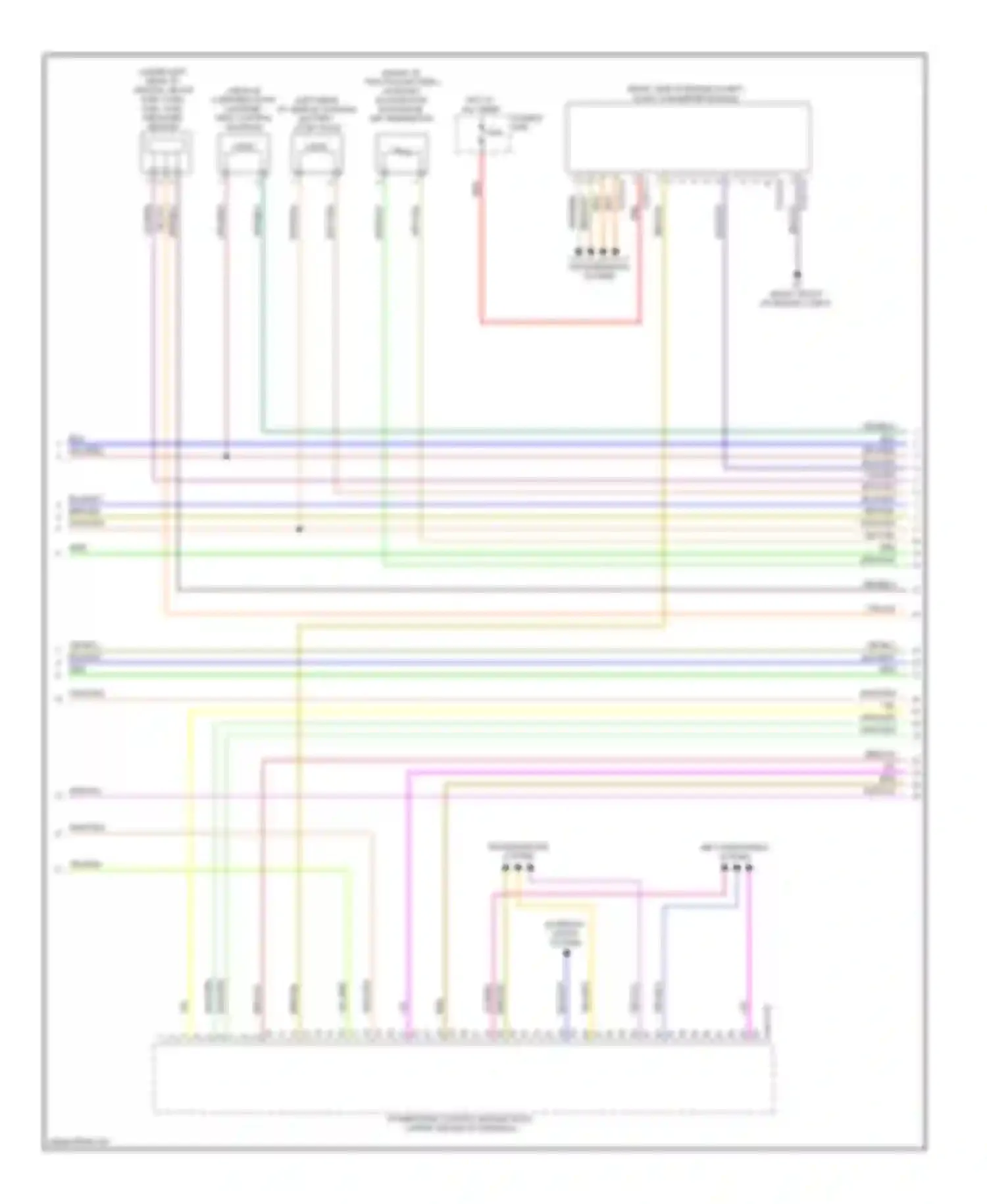Tribute Mazda II (2007-2011): Wiring diagram engine performance 2.5l, hybrid (3 of 5)