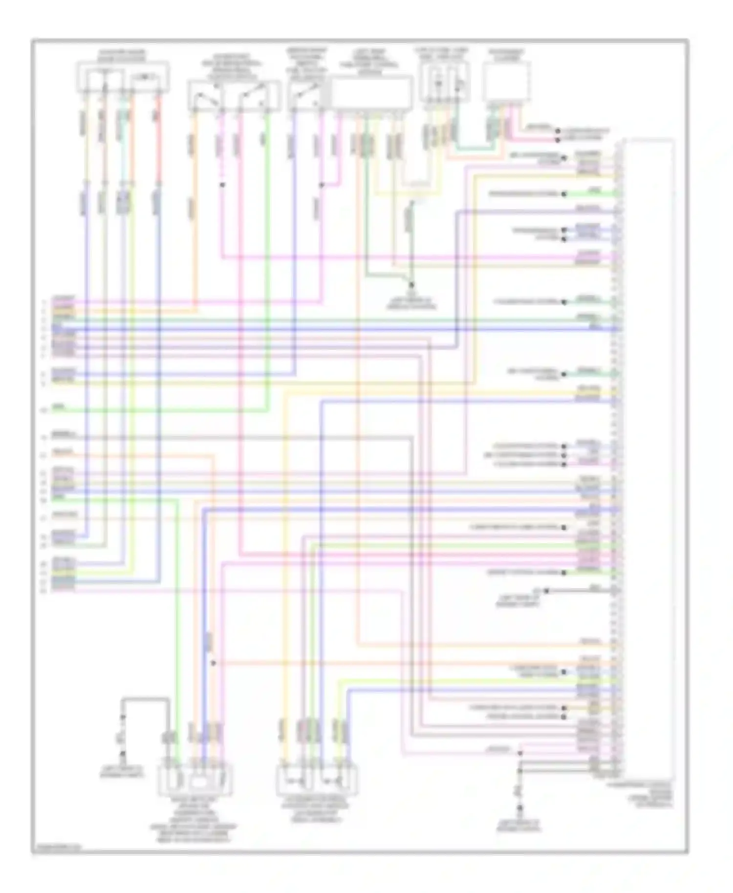 Tribute Mazda II (2007-2011): Wiring diagram engine performance 2.5l, hybrid (5 of 5)