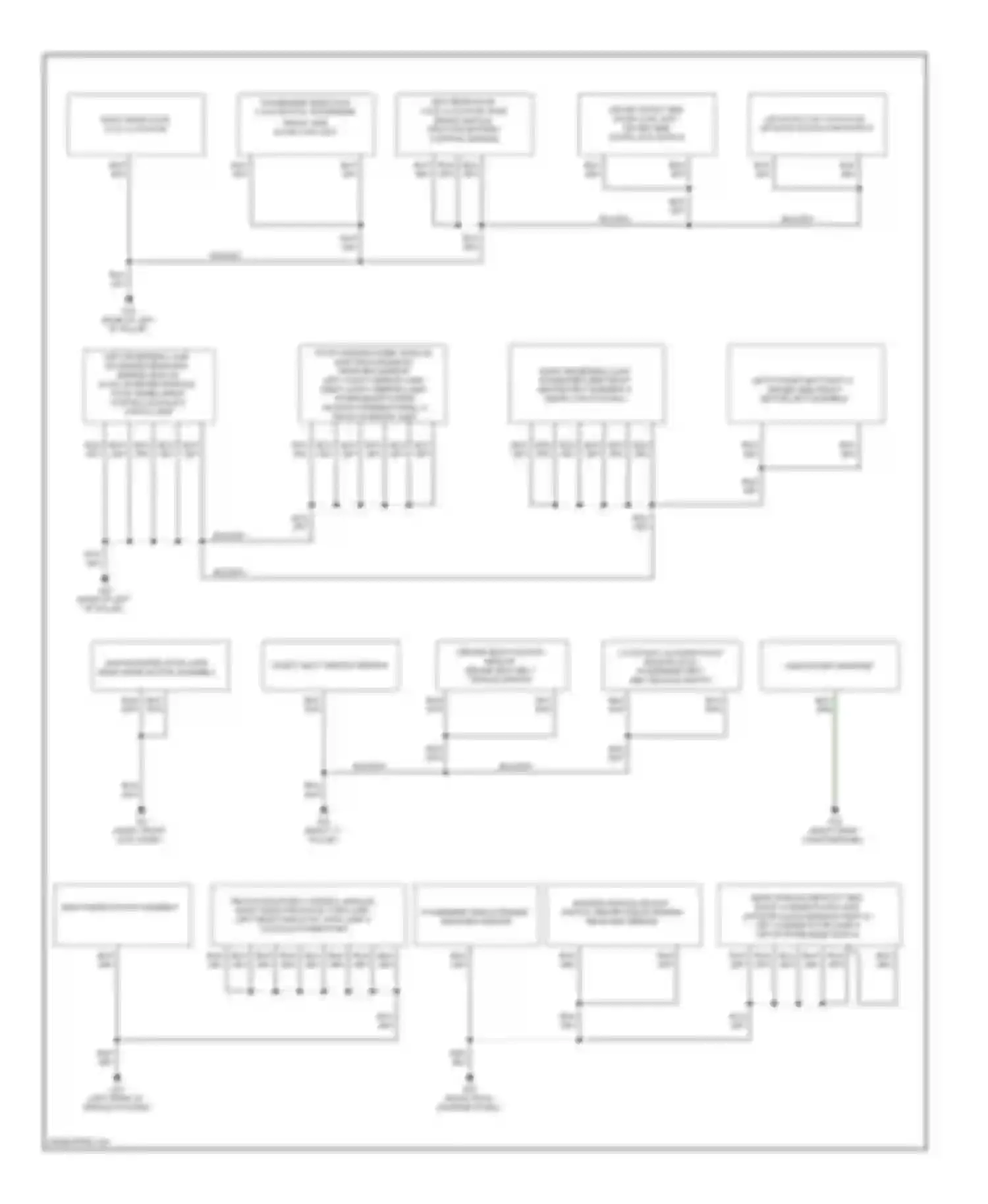 Tribute Mazda II (2007-2011): Ground distribution circuit, hybrid (2 of 2)