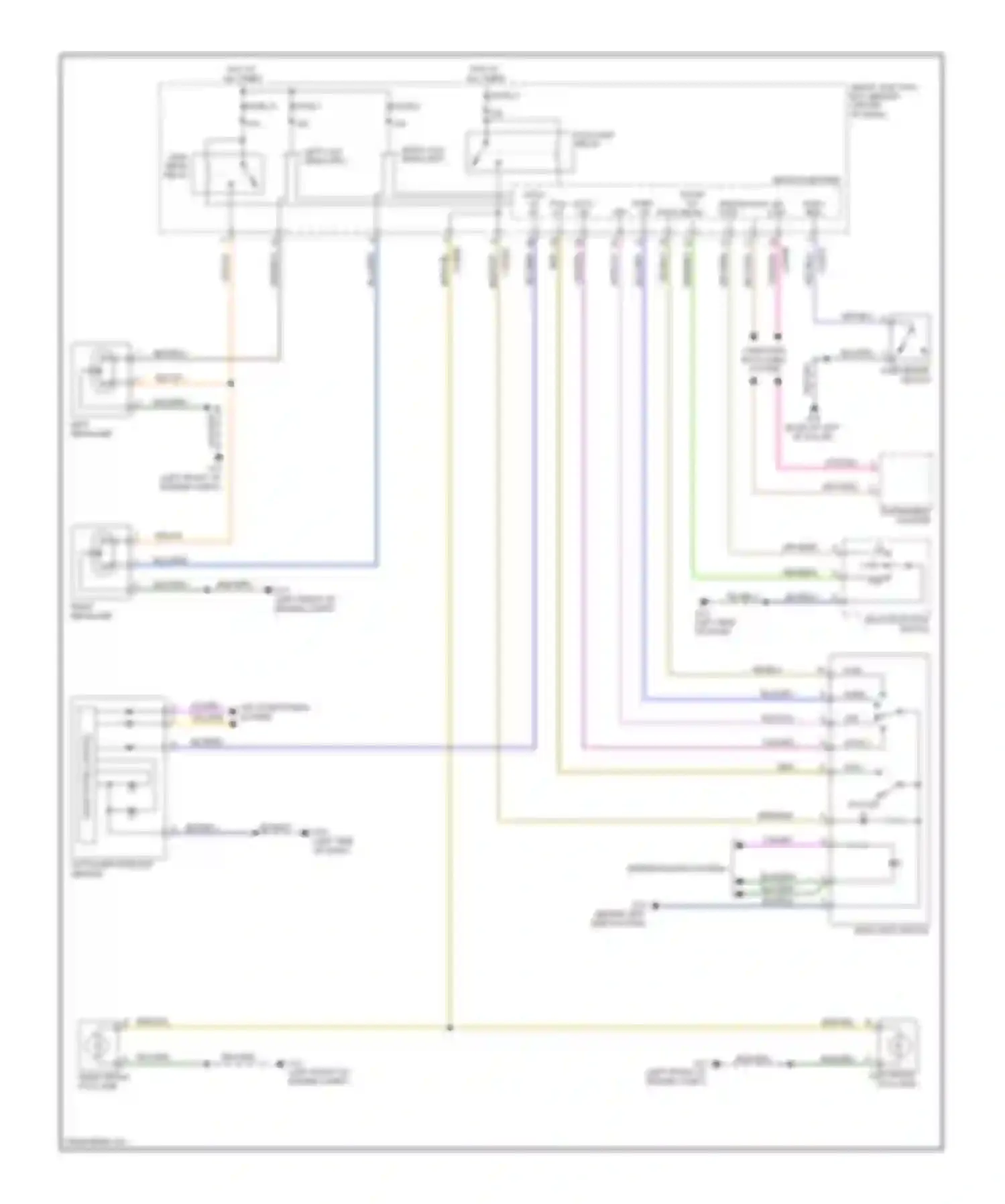 Tribute Mazda II (2007-2011): Headlights circuit, hybrid