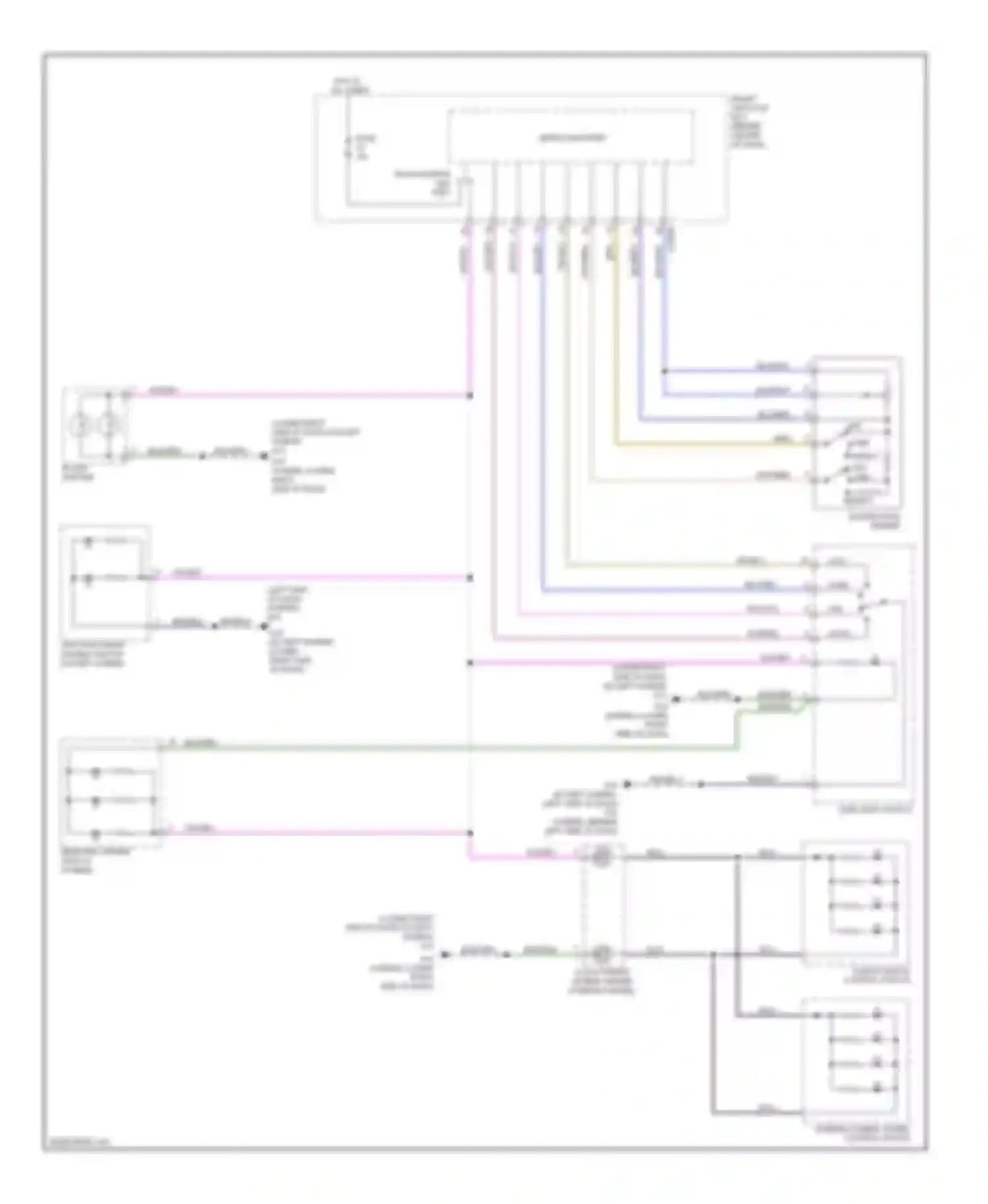 Tribute Mazda II (2007-2011): Instrument illumination circuit