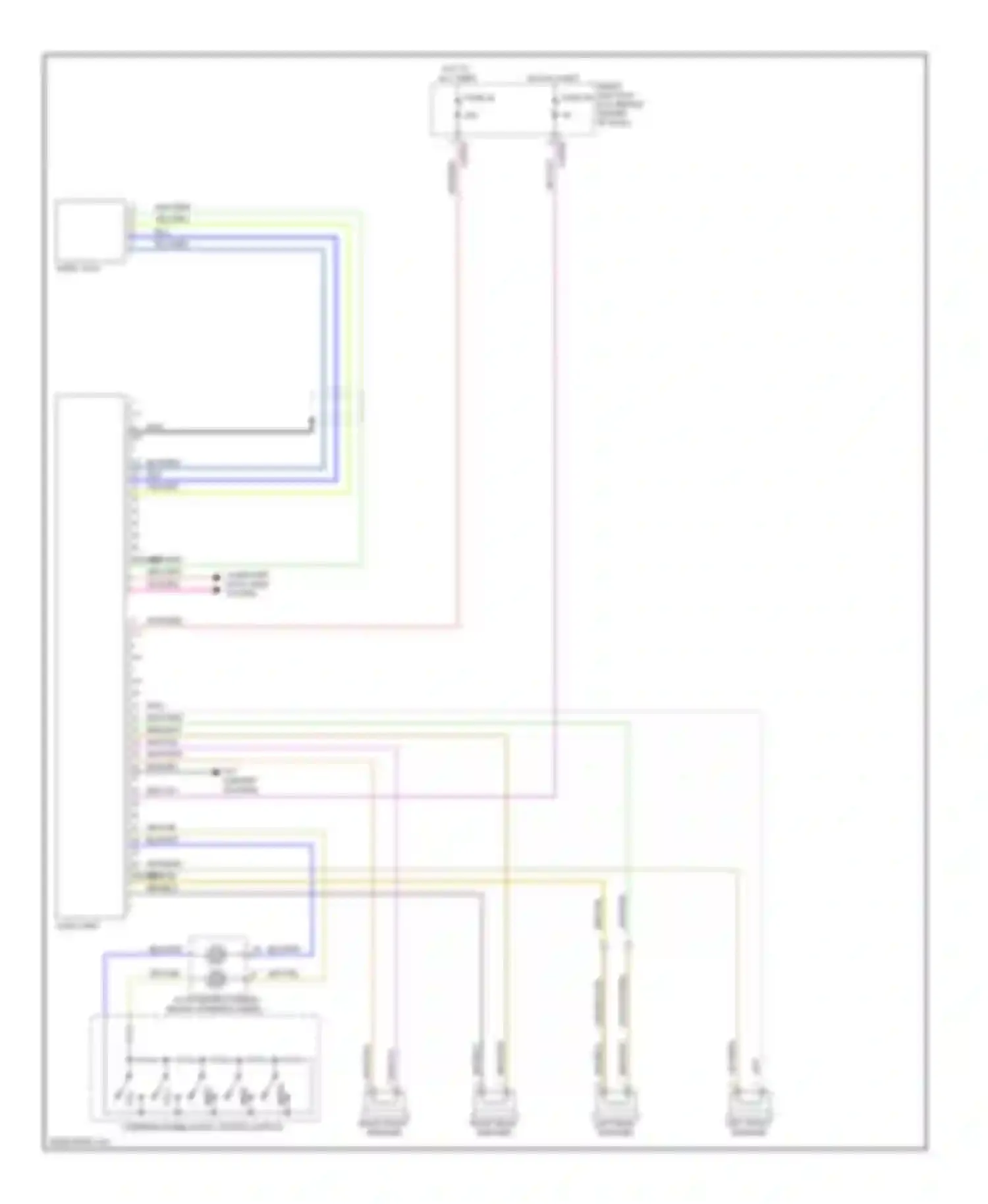 Tribute Mazda II (2007-2011): Base radio circuit