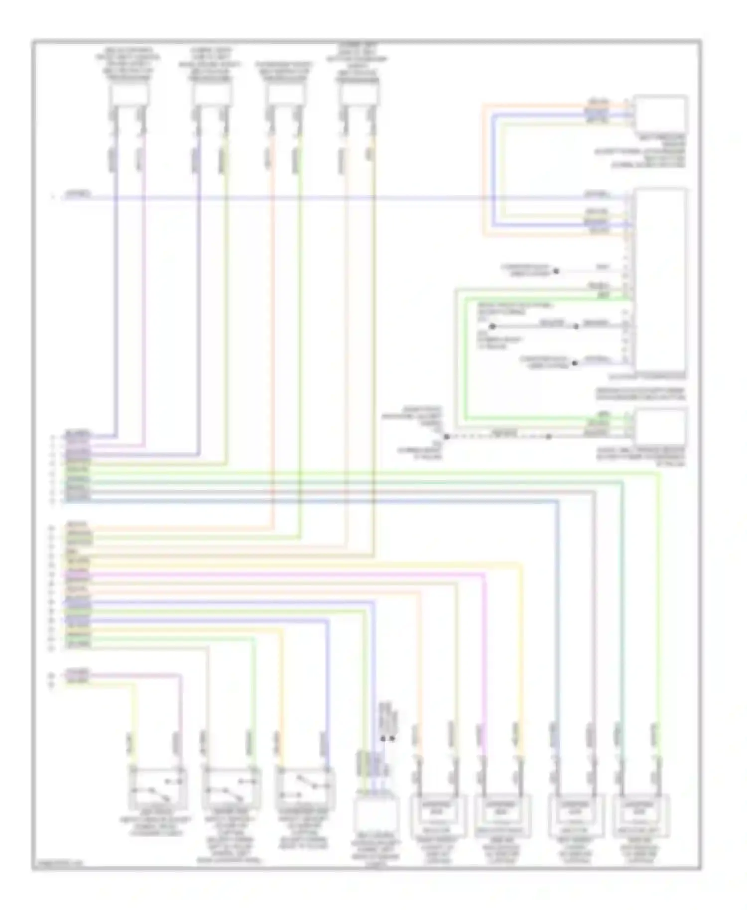 Tribute Mazda II (2007-2011): Supplemental restraints circuit (2 of 2)