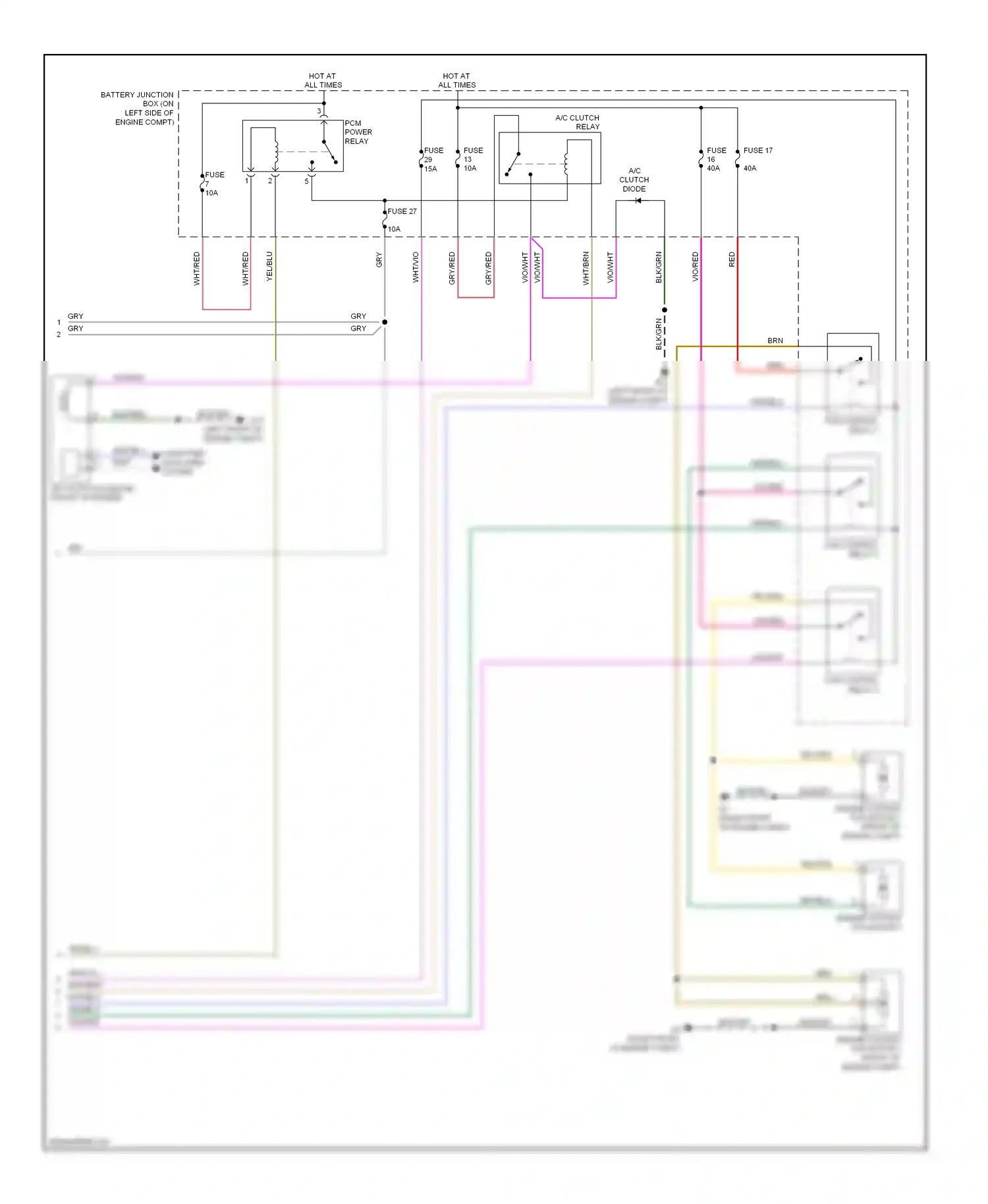 Mazda Tribute II (2007-2011) computer data lines system wiring diagram  (5 of 30)