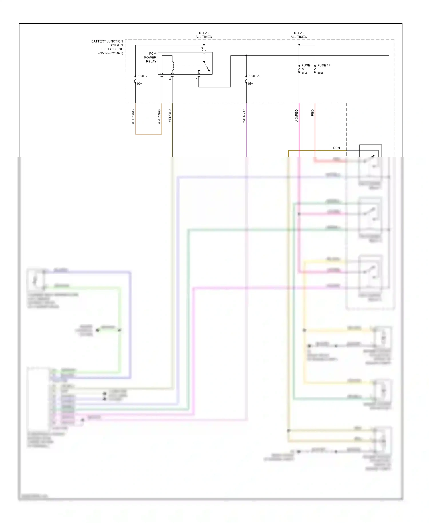 Mazda Tribute II (2007-2011) computer data lines system wiring diagram  (9 of 30)