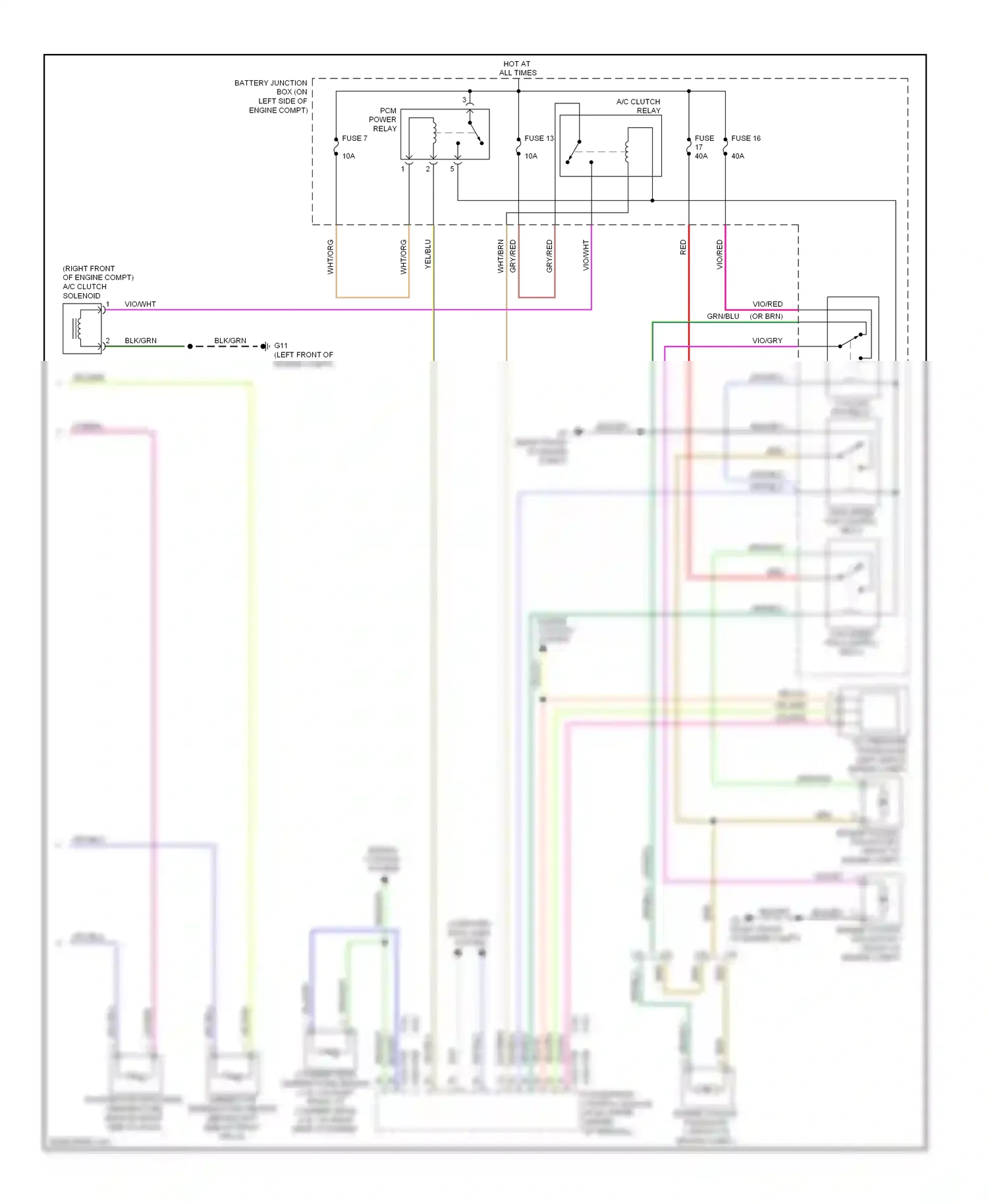 Mazda Tribute II (2007-2011) computer data lines system wiring diagram  (2 of 30)