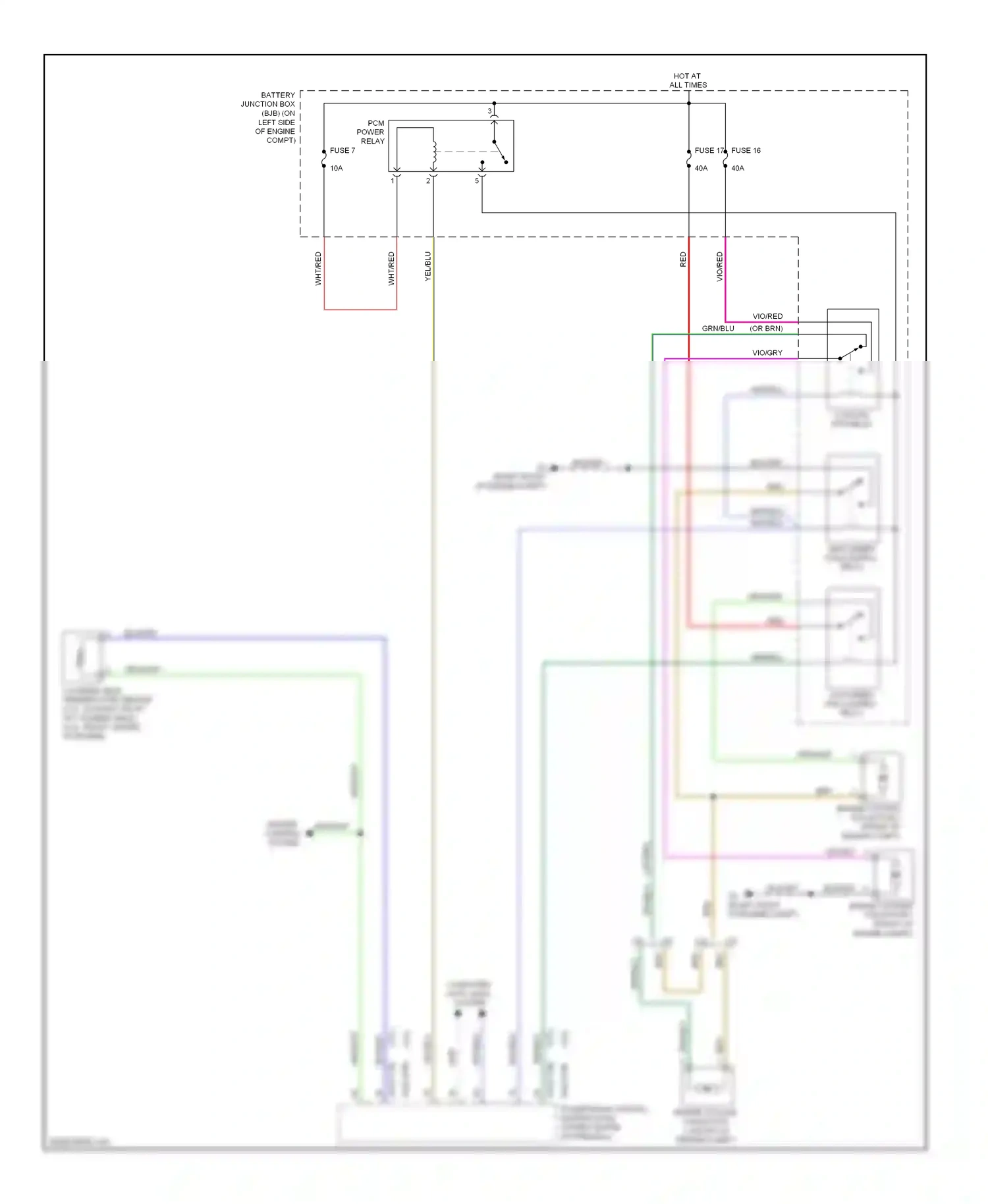 Mazda Tribute II (2007-2011) computer data lines system wiring diagram  (8 of 30)