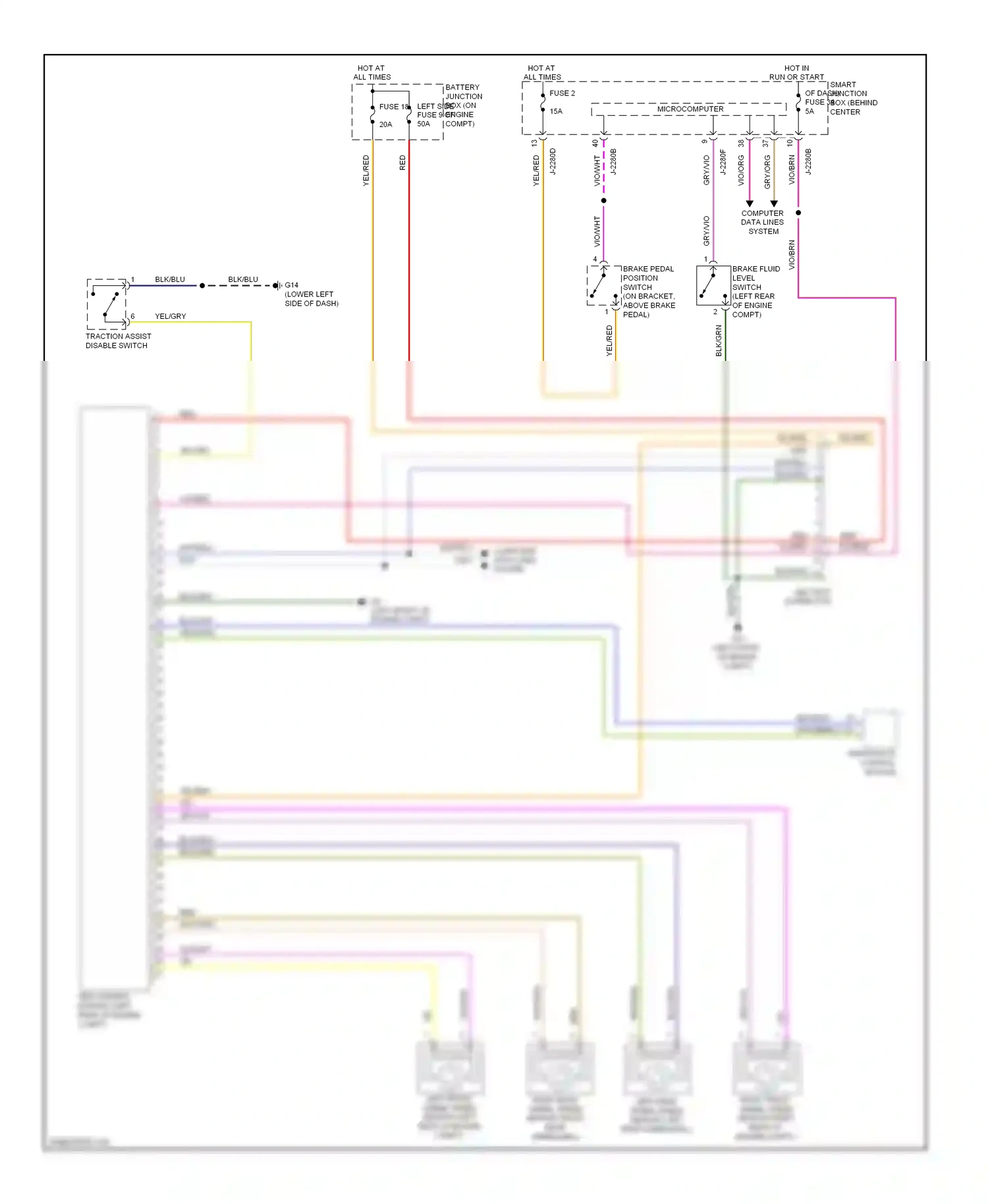 Mazda Tribute II (2007-2011) computer data lines system wiring diagram  (6 of 30)