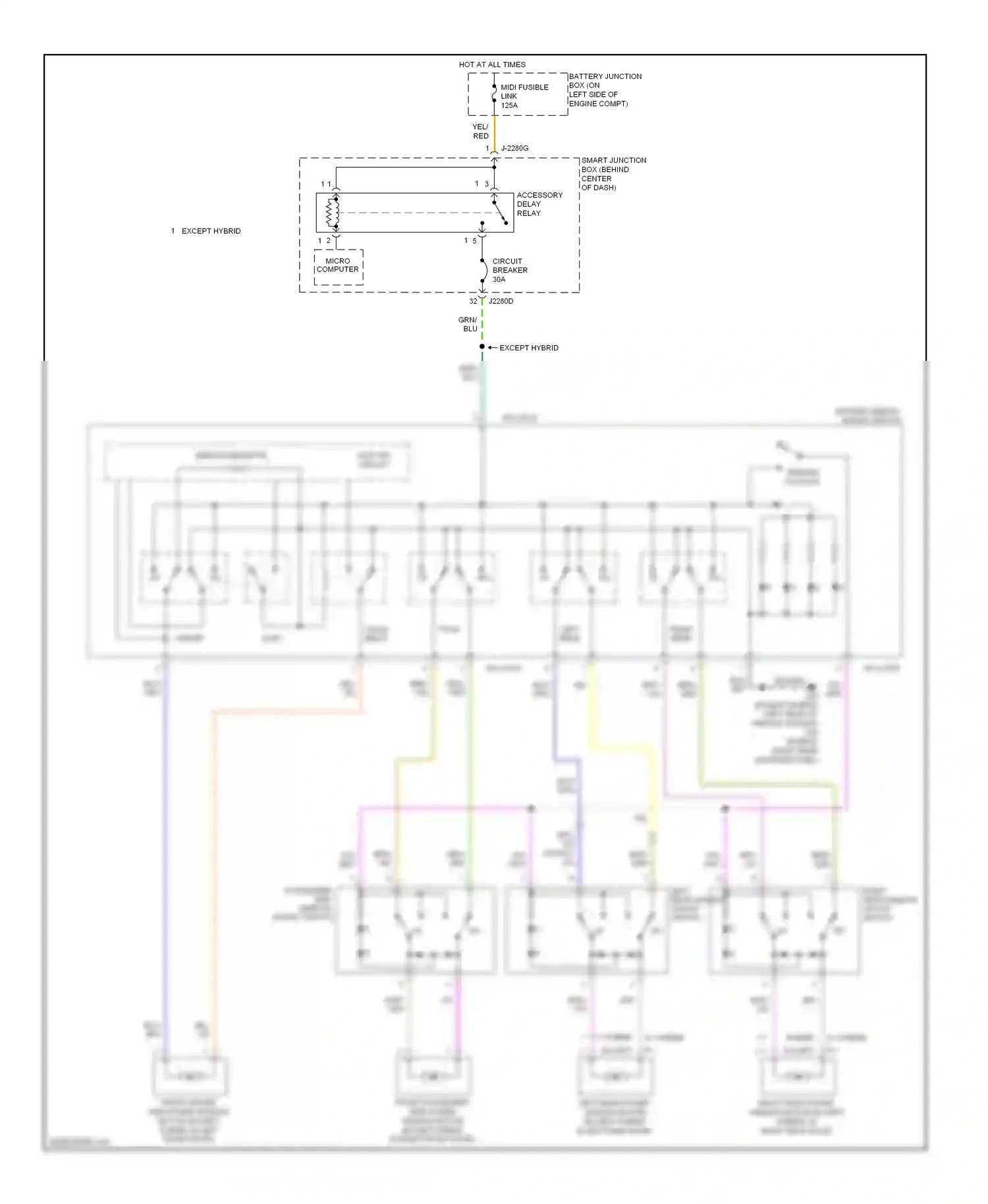 Mazda Tribute II (2007-2011) micro computer wiring diagram  (4 of 4)