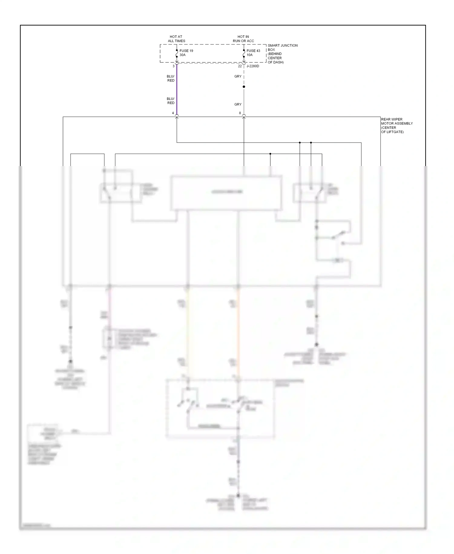 Mazda Tribute II (2007-2011) microcomputer wiring diagram  (23 of 23)