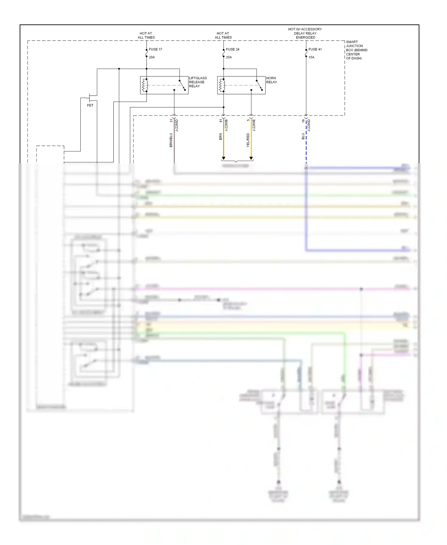 Mazda Tribute II (2007-2011) microcomputer wiring diagram  (9 of 23)