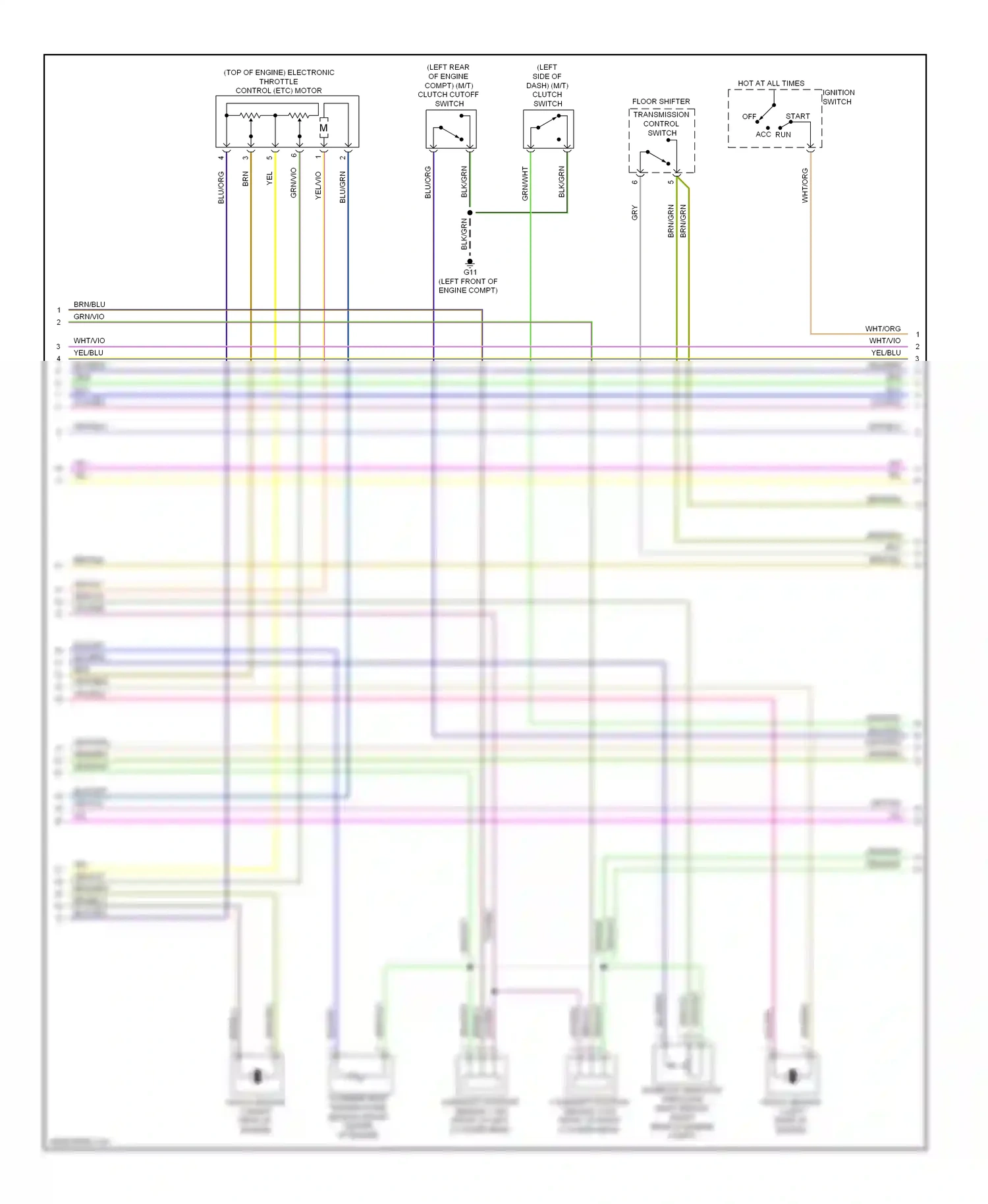 Mazda Tribute II (2007-2011) off wiring diagram  (10 of 10)
