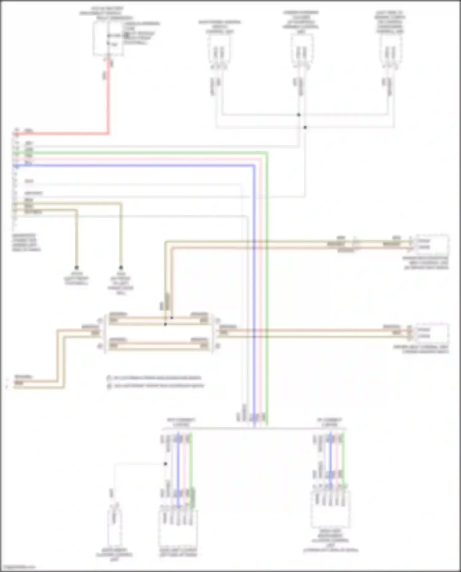 A-class Mercedes-Benz W177 (2018-2023): Data link connector circuit