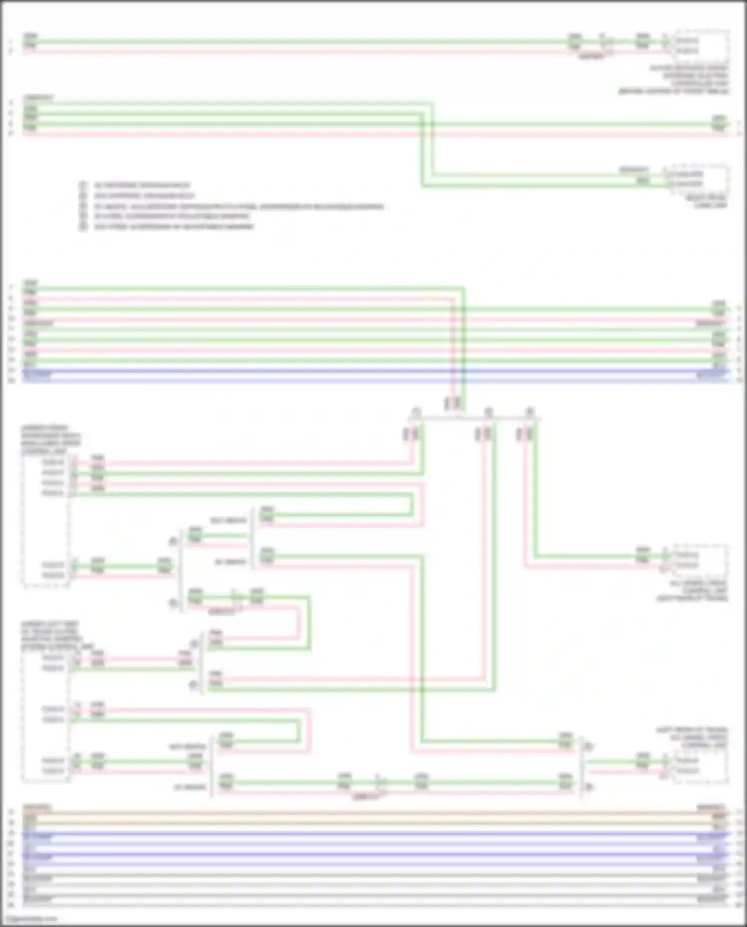 A-class Mercedes-Benz W177 (2018-2023): High/low bus circuit (3 of 5)
