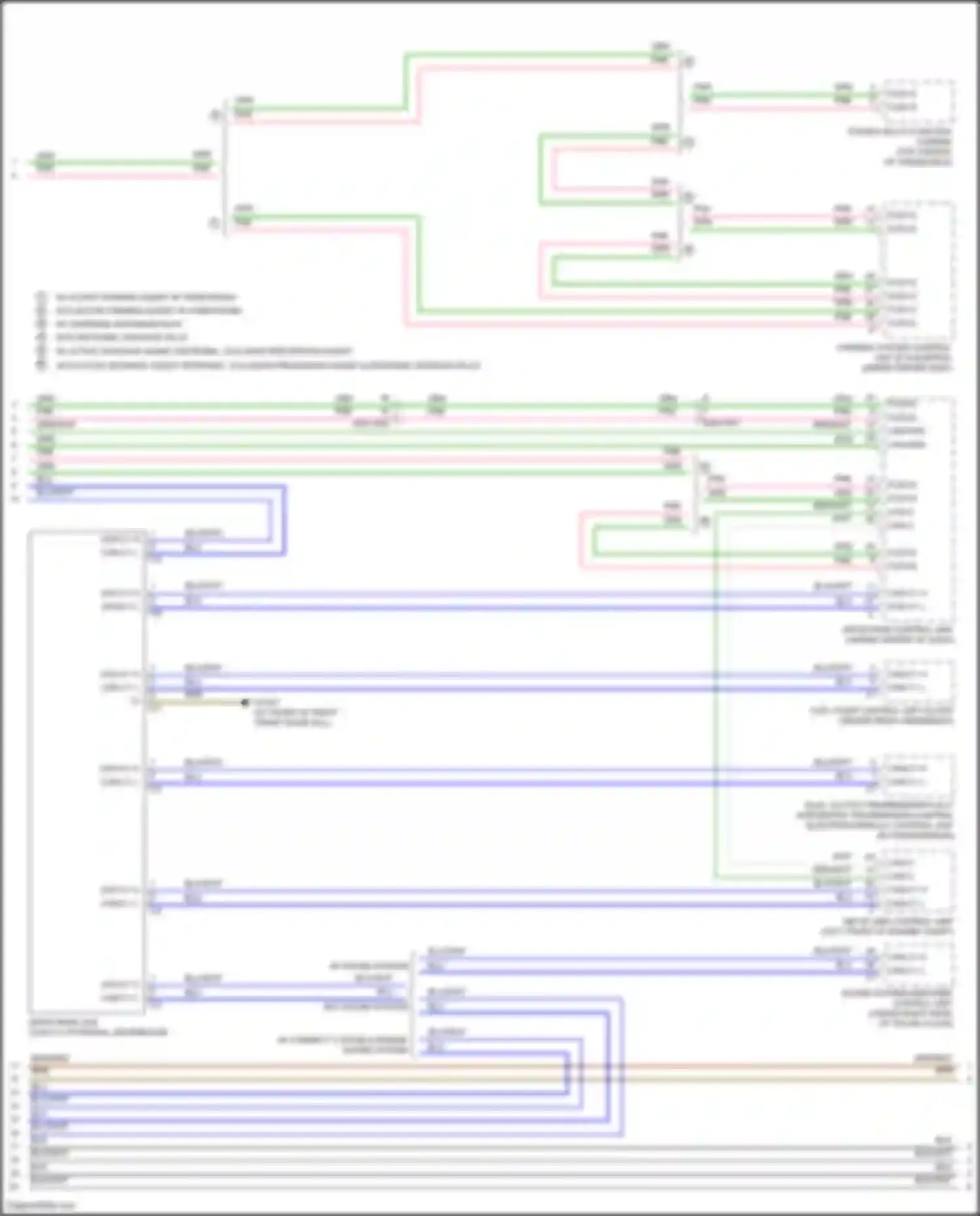 A-class Mercedes-Benz W177 (2018-2023): High/low bus circuit (4 of 5)