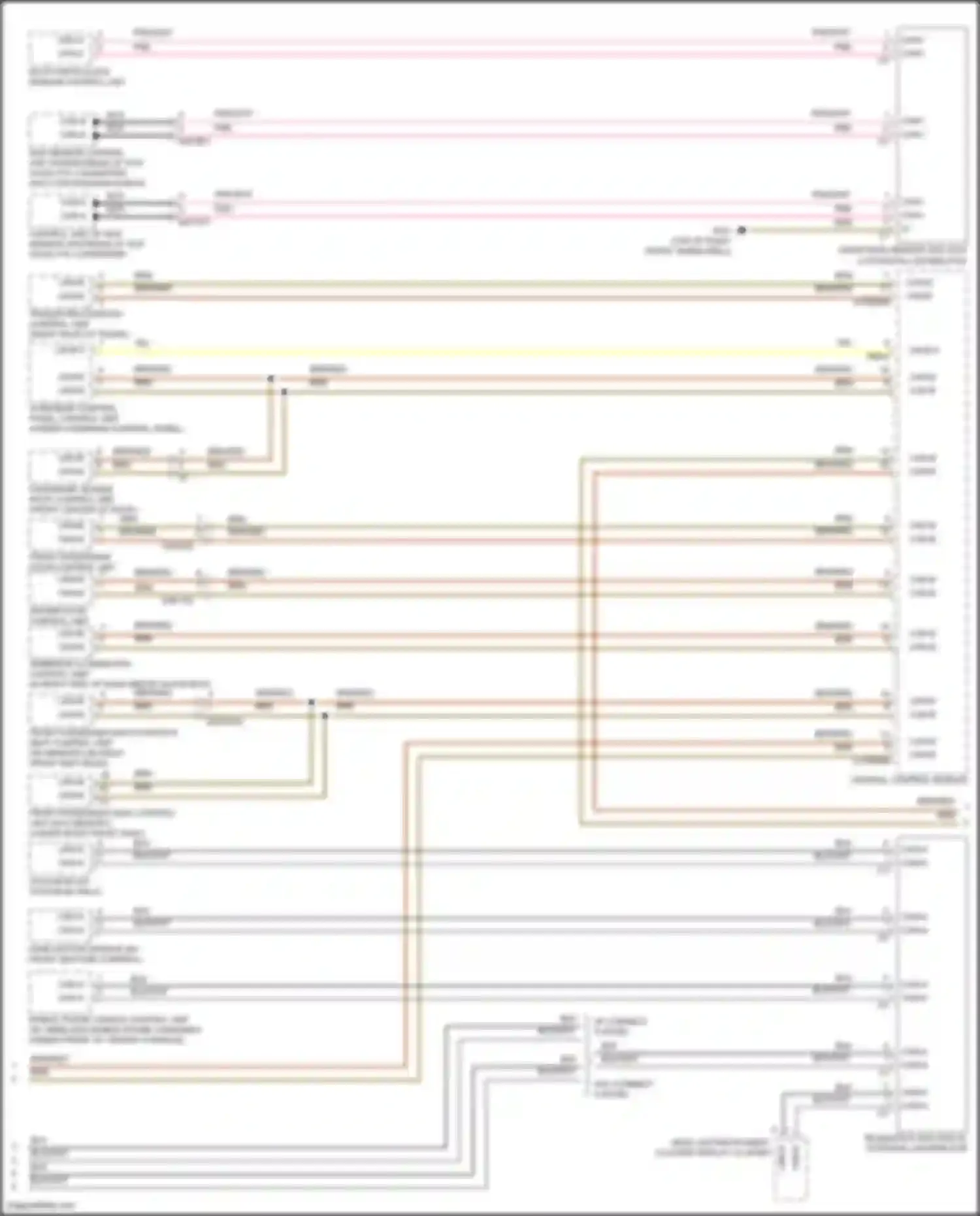 A-class Mercedes-Benz W177 (2018-2023): High/low bus circuit (5 of 5)